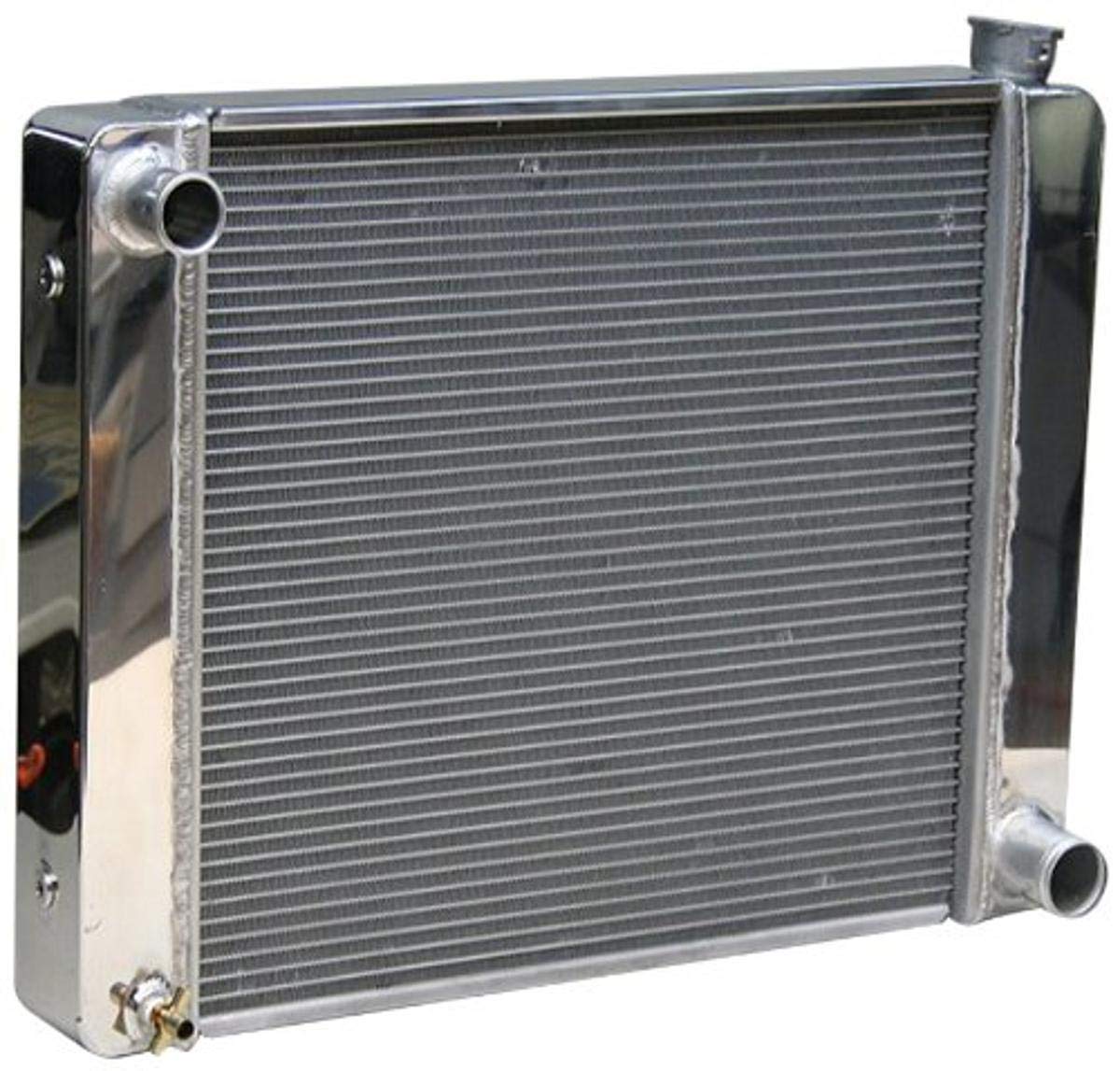 Aluminum Radiator PRW 5401926 with Polished End Tank and Top Cover for GM