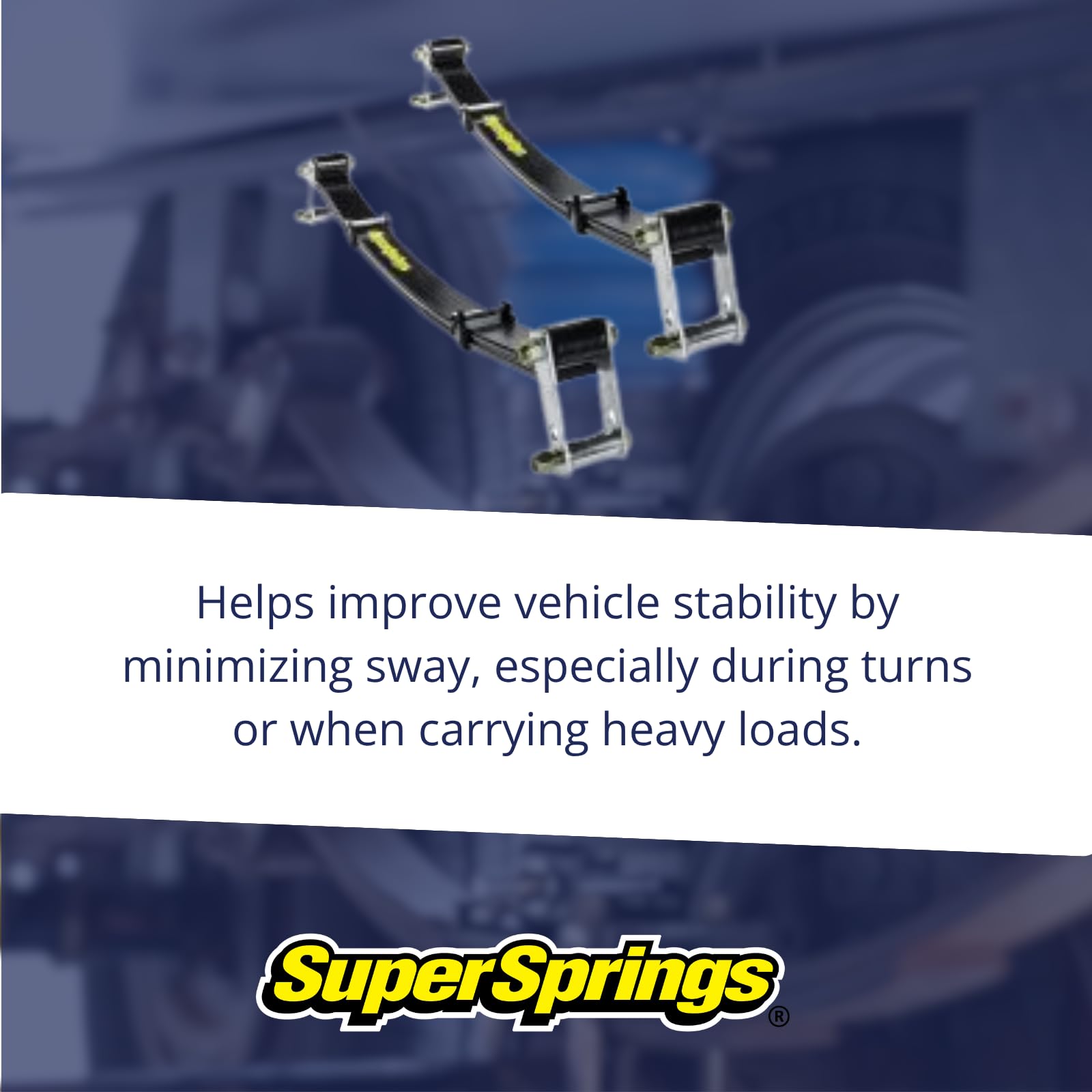 Black SuperSpring SSA33 SuperSprings, 2 Pack