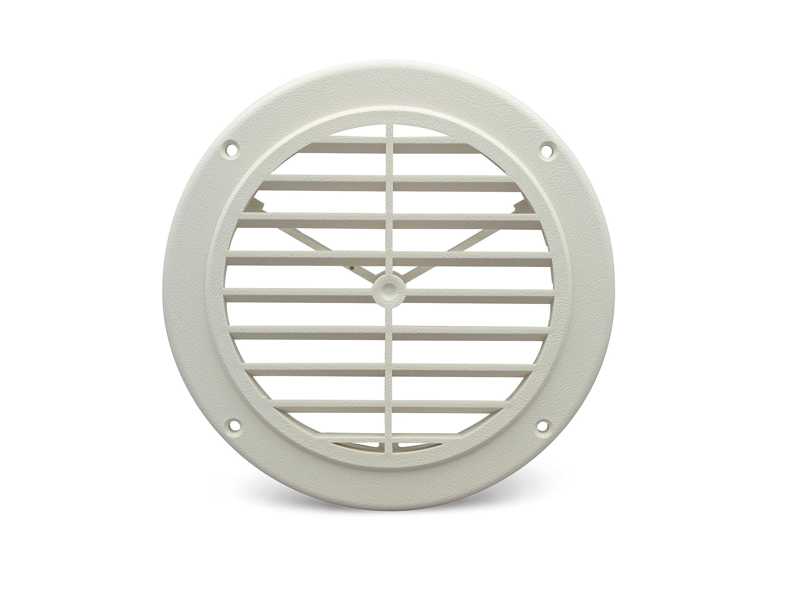 Ceiling Grill B&B Molders, 94274 No Damper – White, High-Flow RV Air Vent with 360° Rotation, OEM Replacement – Made in USA