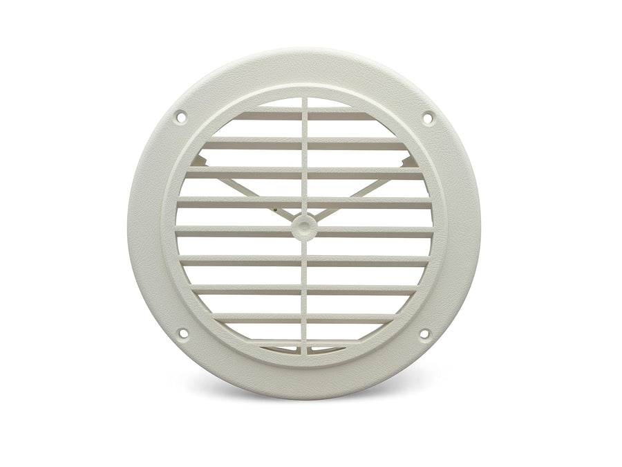 Ceiling Grill B&B Molders, 94274 No Damper – White, High-Flow RV Air Vent with 360° Rotation, OEM Replacement – Made in USA