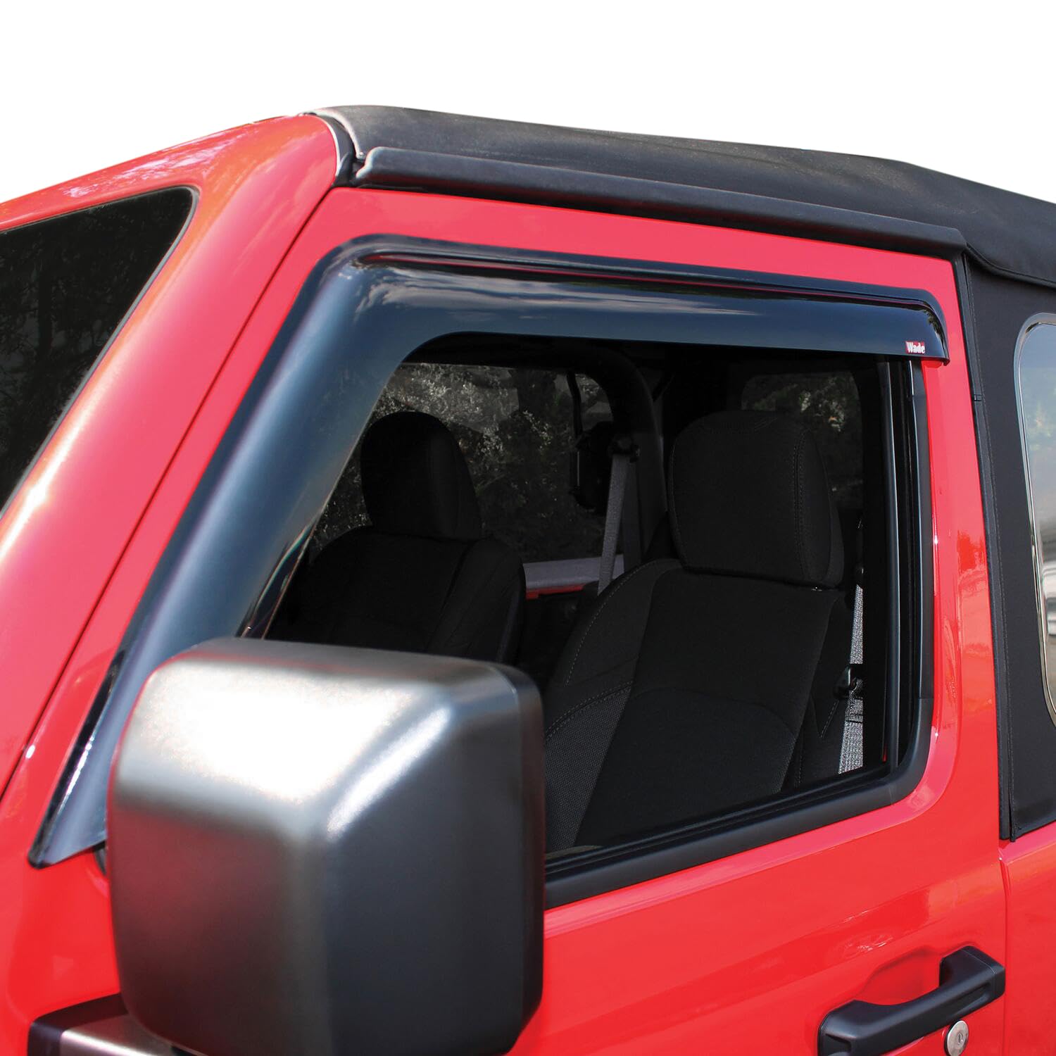 72-51468 Westin Tape On Wind Deflector 2pc fits 2018-2025 Wrangler JL