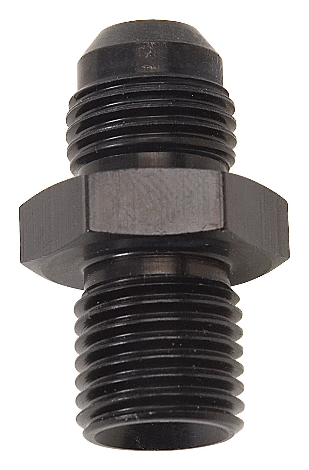 Edelbrock Russell 670513 Black -6 AN Flare to 12mm x 1.5 Metric Thread Adapter
