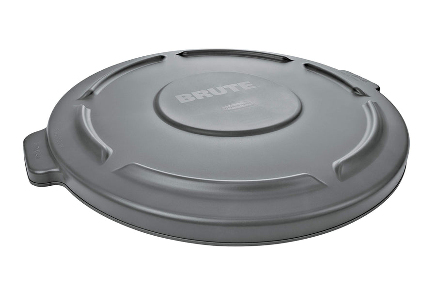 Rubbermaid BRUTE Commercial Products Trash Can Dome Lid Gray 32-Gallon Compatible with the Heavy Duty Rubbermaid 32 Gallon Garbage Bins