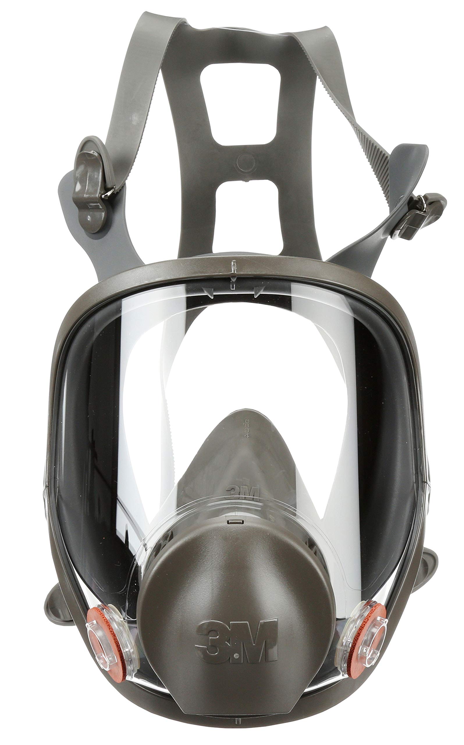 3M Reusable Full Facepiece Respirator 6700, NIOSH, Large Lens, ANSI High Impace Eye Protection, Silicone Face Seal, Four-Point Harness, Comfortable Fit, Painting, Dust, Chemicals, Small