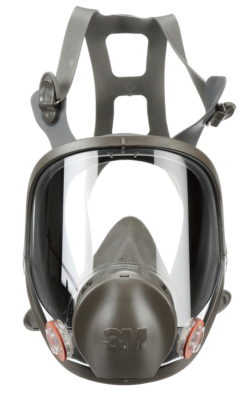 3M Reusable Full Facepiece Respirator 6700, NIOSH, Large Lens, ANSI High Impace Eye Protection, Silicone Face Seal, Four-Point Harness, Comfortable Fit, Painting, Dust, Chemicals, Small