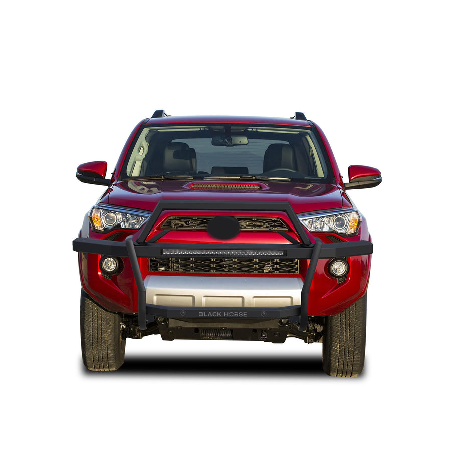 Rambler Black Horse Grille Guard Kit Modular Black Compatible with 2010-2024 Toyota 4Runner-RAGT20-K1