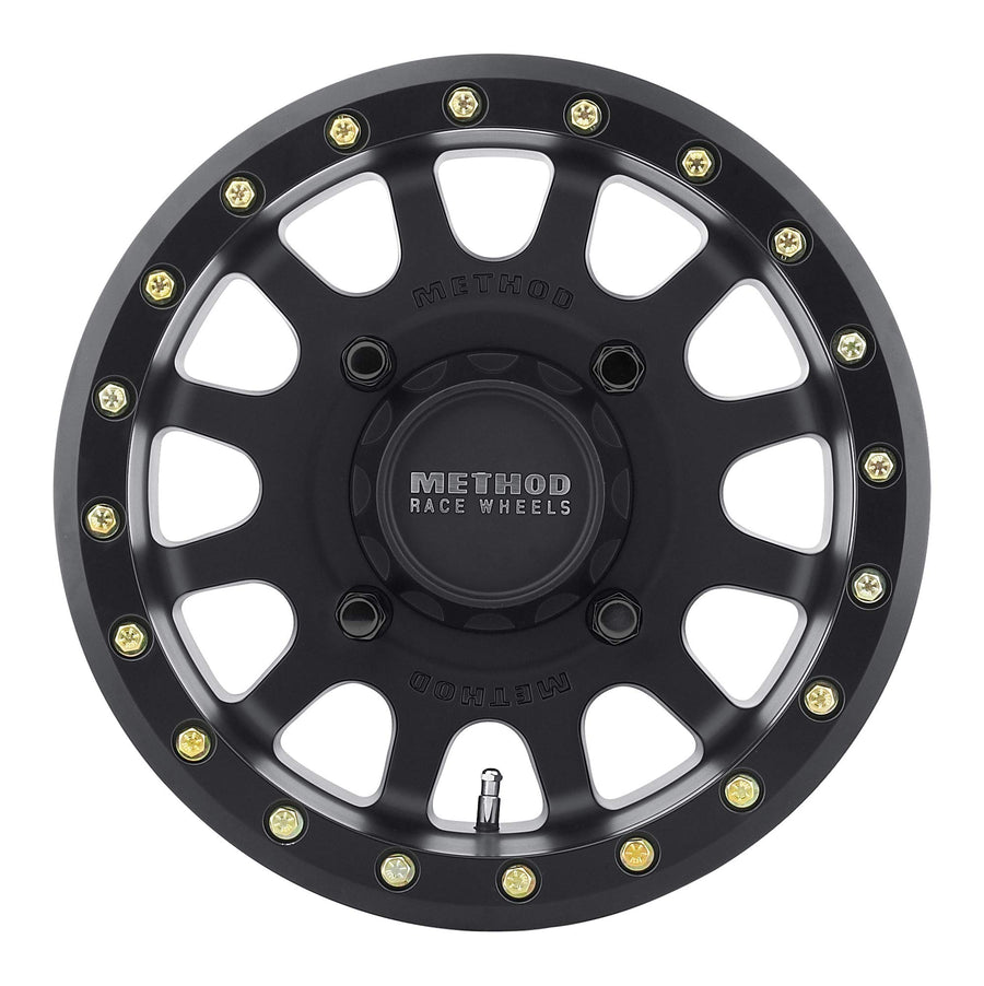Method Race Wheels 401 Matte Black UTV Beadlock 14x7" 4x156", 13mm offset 4.3" Backspace, MR40147046543B