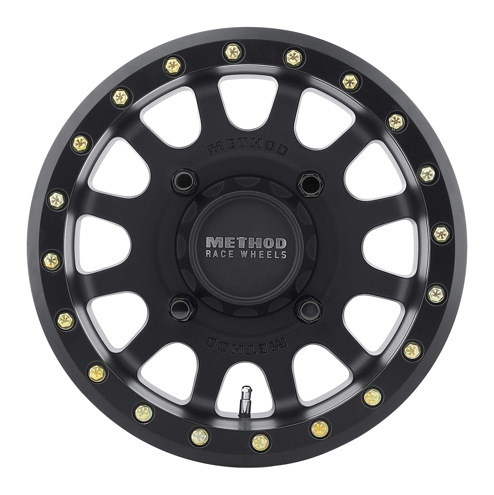 Method Race Wheels 401 Matte Black UTV Beadlock 15x6" 4x136", 53mm offset 5.4" Backspace, MR40156047551B
