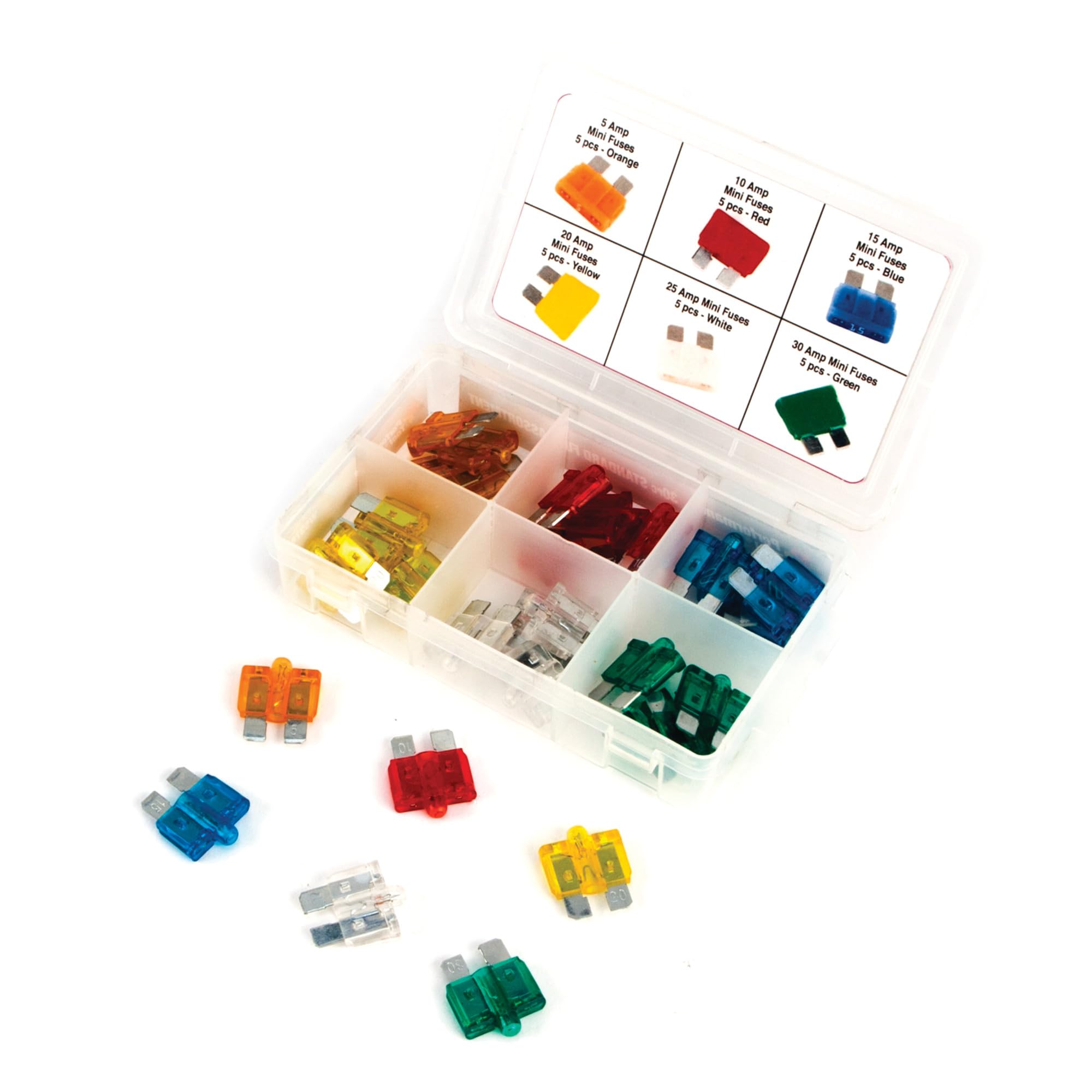 W5378 Performance Tool Standard Fuse Assortment, 30-Piece