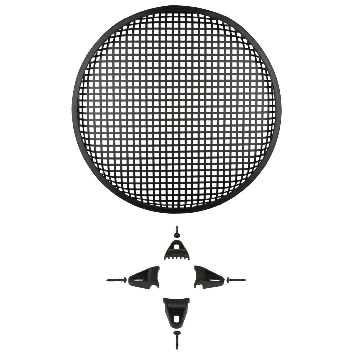 12-Inch Install Bay Steel Woofer Grille with Hardware