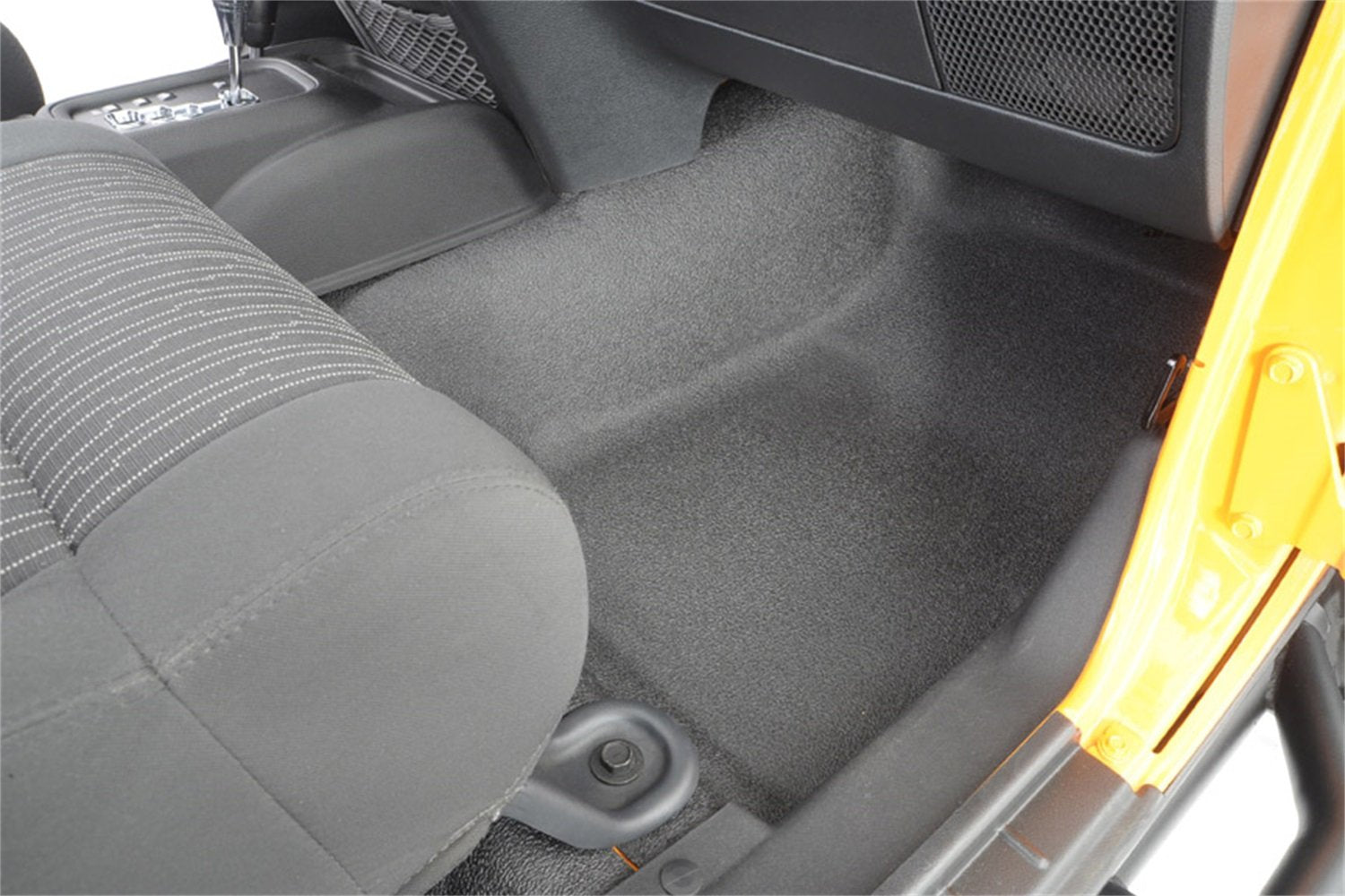 Jeep BedRug Kit - BedTred BTJK07F2 fits 07-10 2DR JK FRONT 3PC FLOOR KIT (INCLUDES HEAT SHIELDS)
