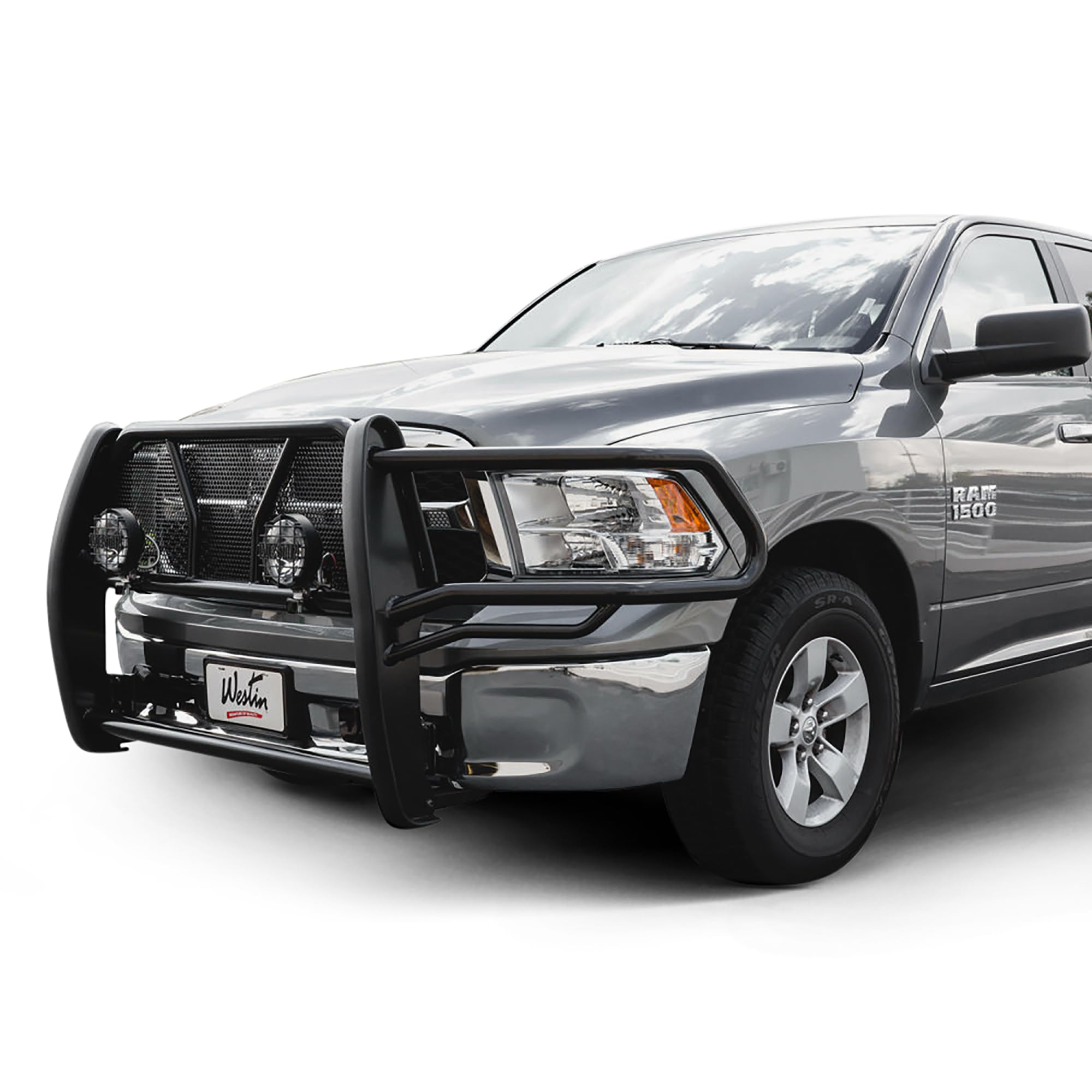 57-1955 Westin HDX 1-Piece Grille Guard fits 2006-2008 Ram 1500 2006-2009 Ram 2500 3500