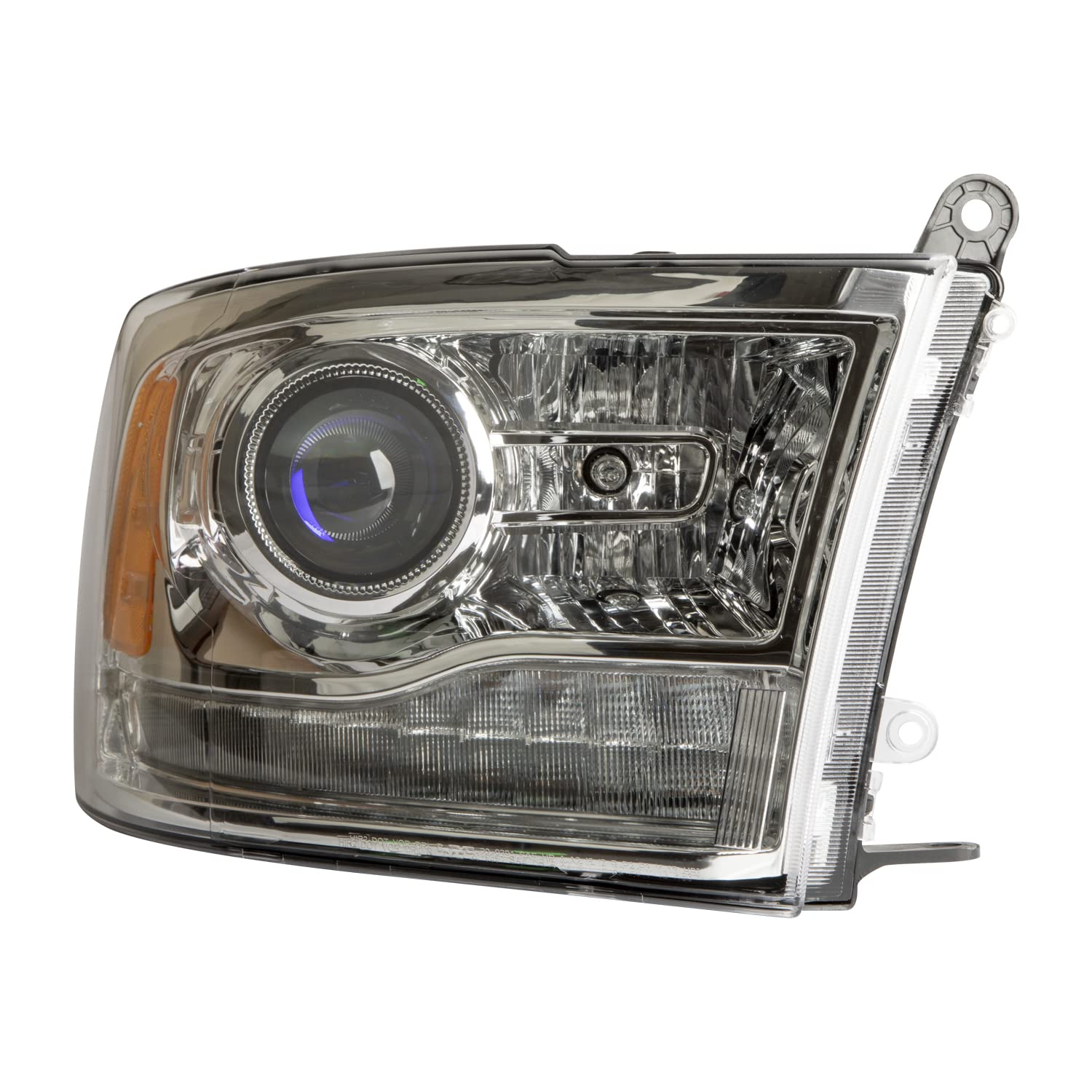 Right TYC Headlight Assembly Compatible with 2013-2015 Dodge Ram 1500 Pickup