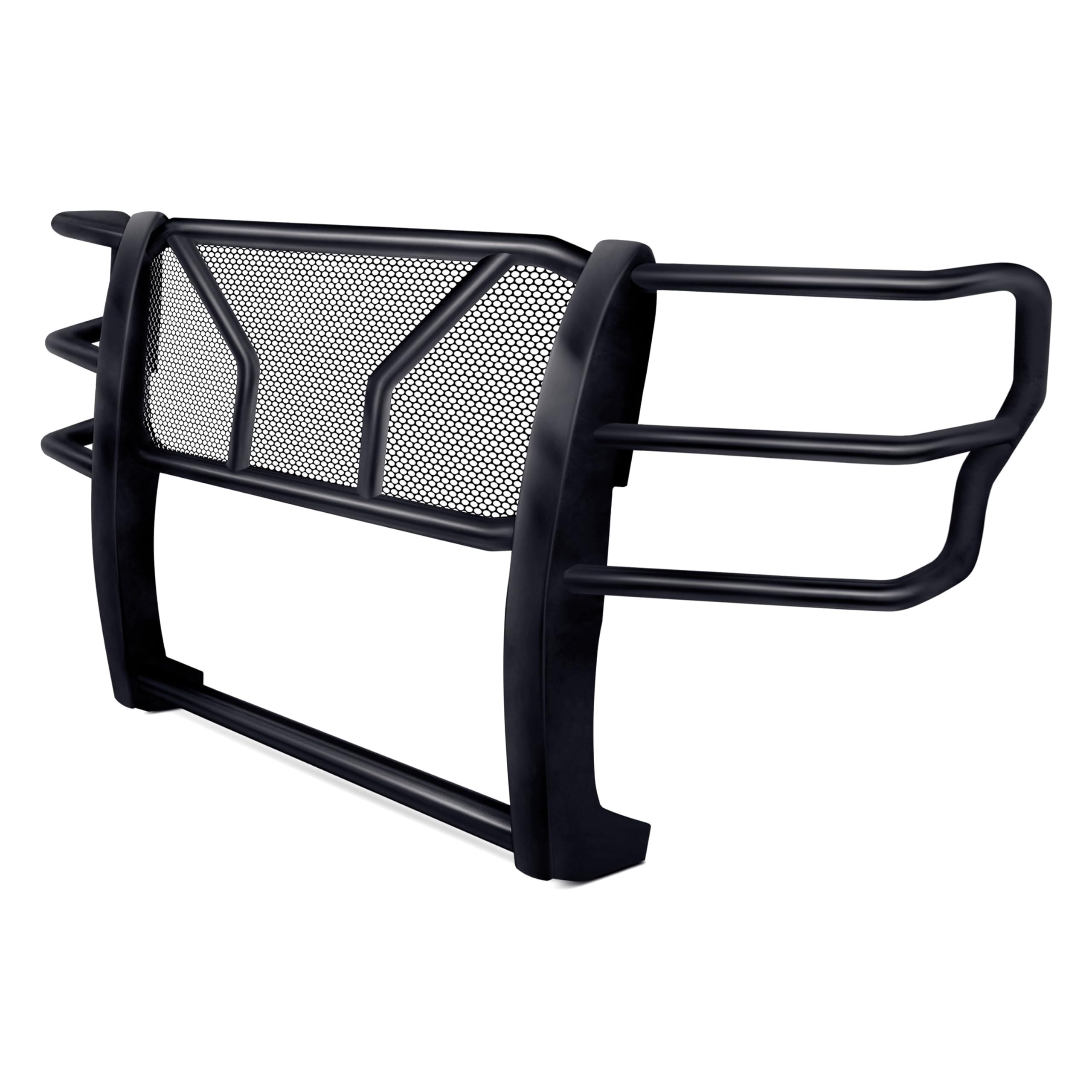 Truck Grille Guard TrailFX E0507B Fits GMC Sierra 1500 2014-2016 Steel 2 Inch Black Matte Powder Coated HD Grille Guard with Brush Guard Includes Mounting Hardware