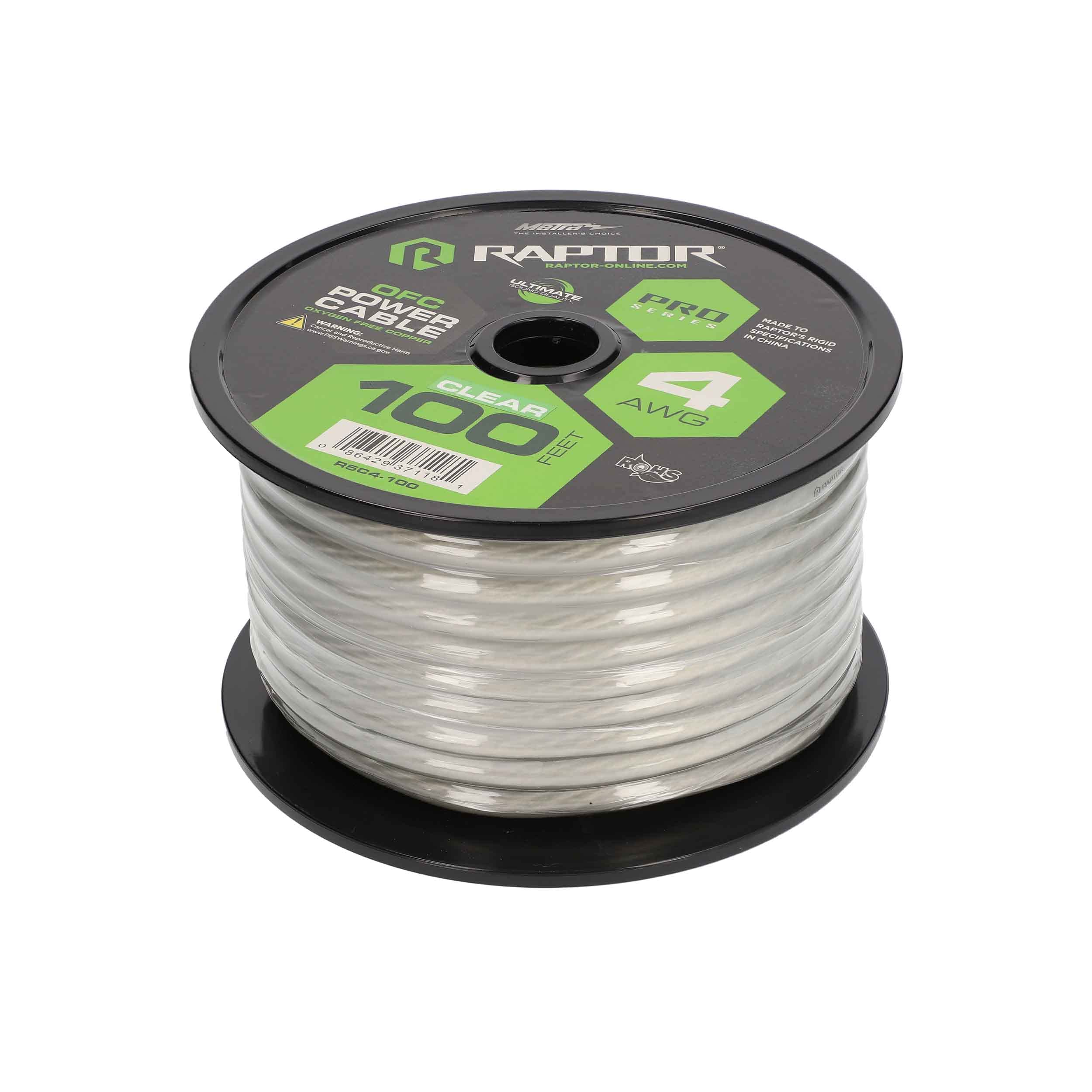 PRO by METRA Electronics RAPTOR Series Power Wire 4 AWG