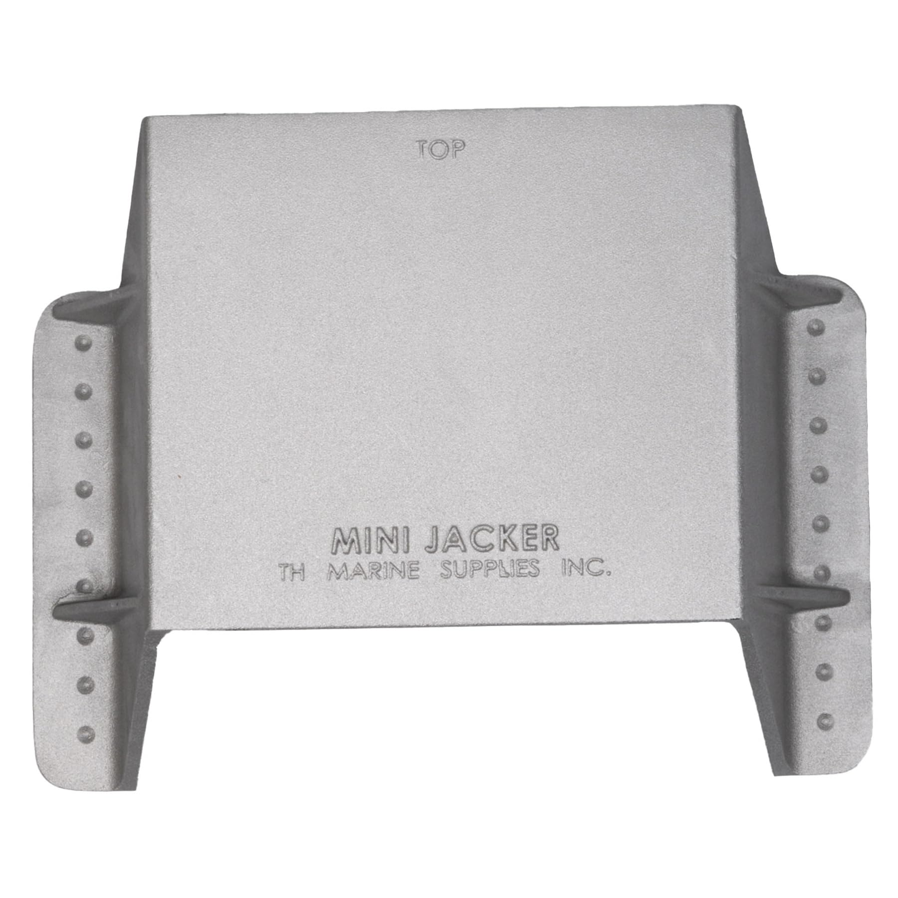 T-H Marine Mini Jacker Outboard Small Jack Plate – Cast Aluminum Clamp-On Motor Bracket for Up to 35 HP or 150 lb – 4 in Setback and 3 in Vertical Offset for Short Transom Boats