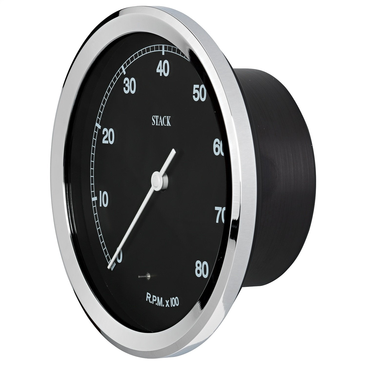 Clubman Stack ST230C-08 Classic Black 125mm 0-8k RPM Tachometer