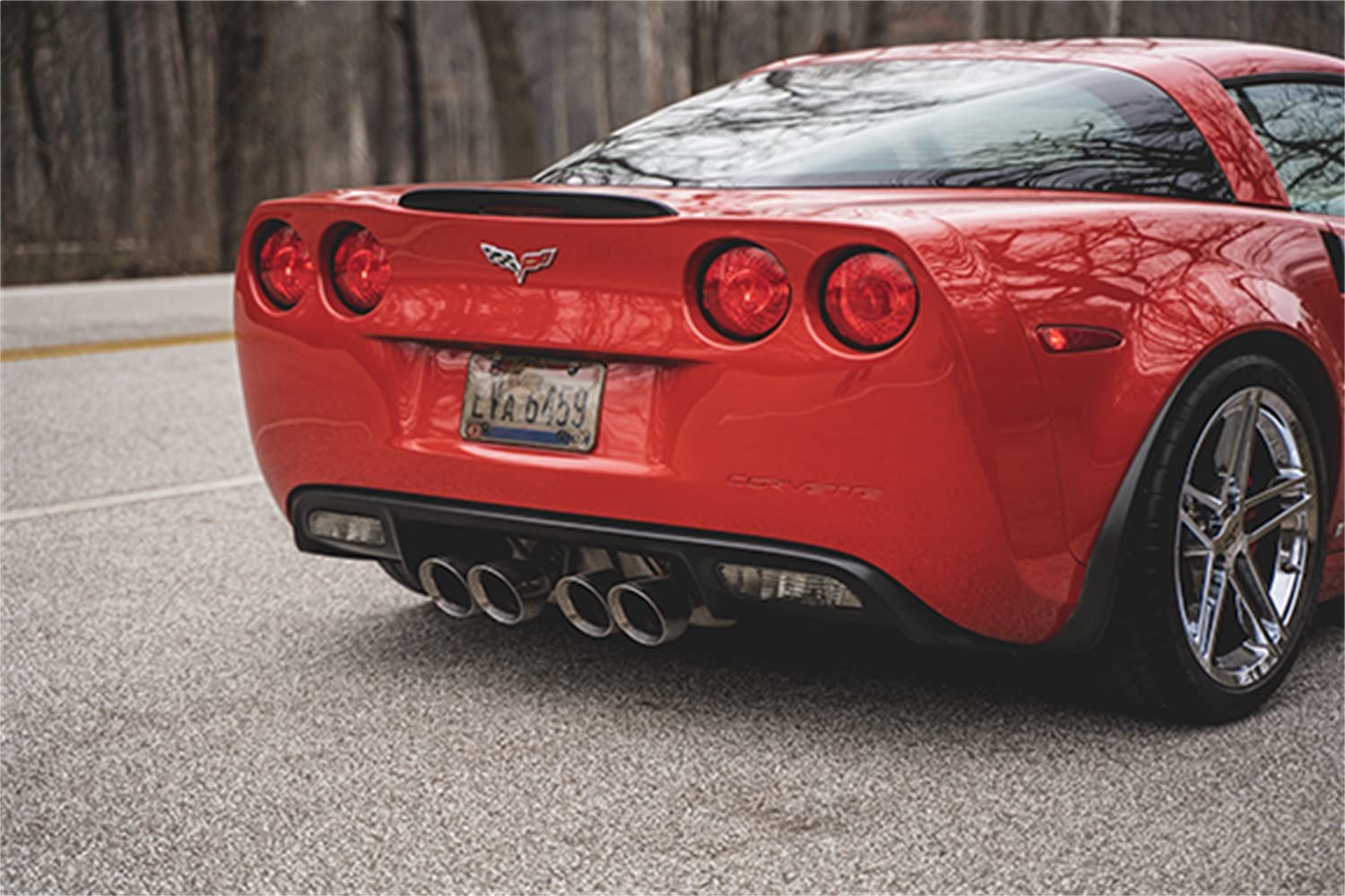 Xtreme™ Corsa 21077 - 304 SS Axle-Back Exhaust System with Quad Rear Exit