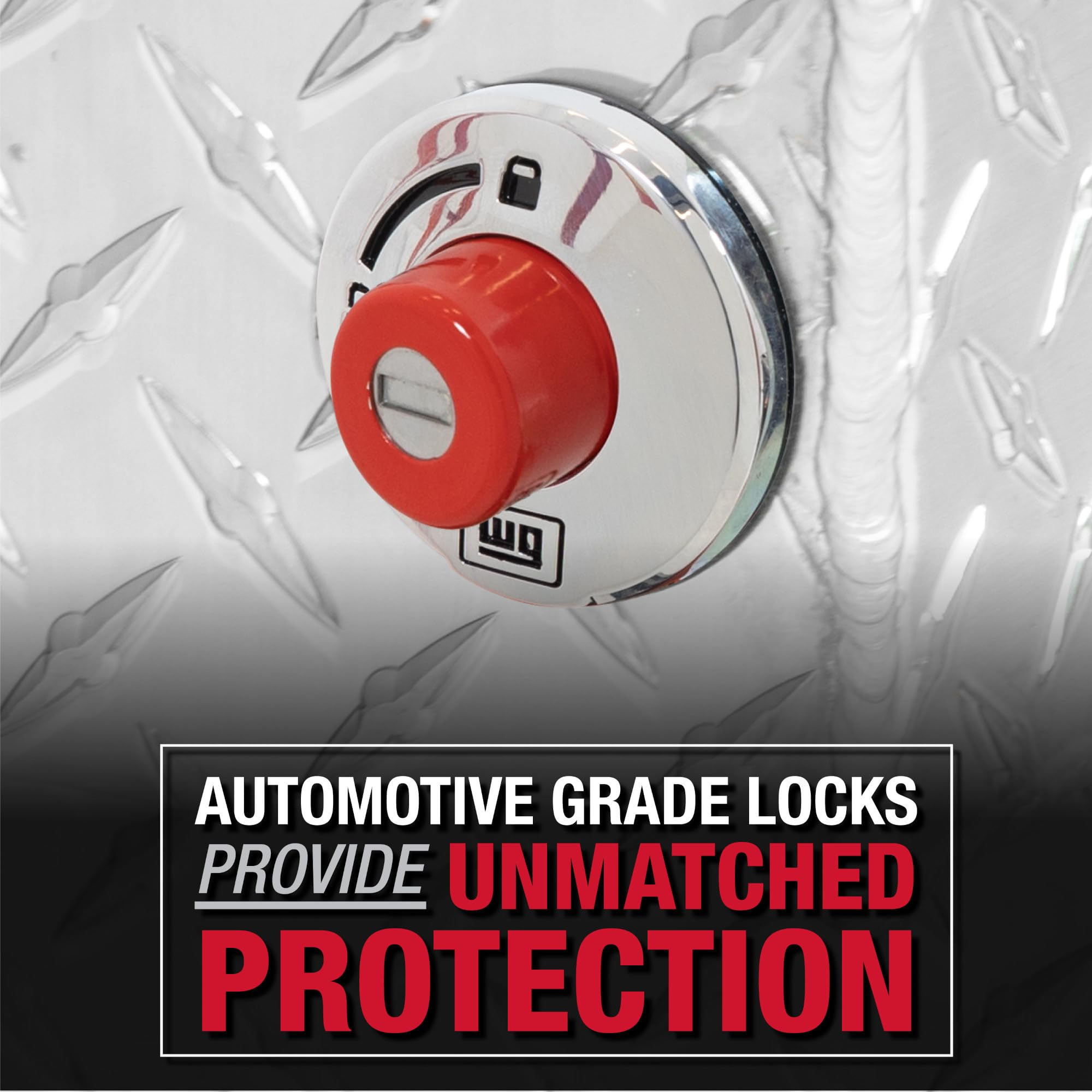 Weather Guard Saddle Truck Box Model 123-6-04, Aluminum, For Full Size Trucks, Deep, Gunmetal Gray, 15.0 cu ft capacity