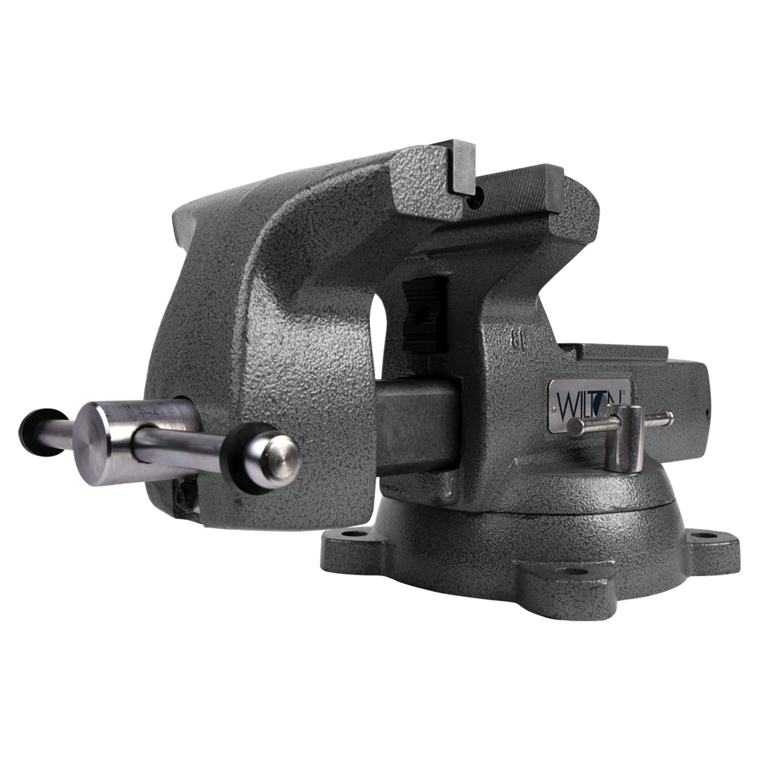 Wilton 8" Jaw Width Mechanics Bench Vise, 8-1/4" Jaw Opening, 4-3/4" Throat (Model 748A)