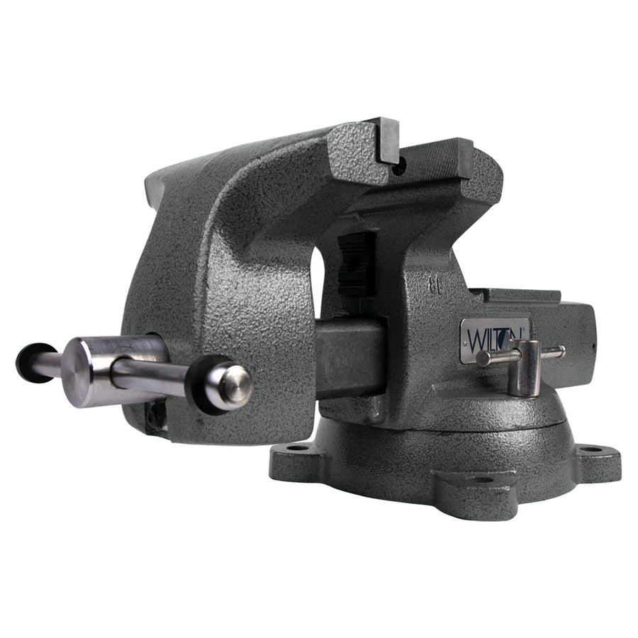 Wilton 8" Jaw Width Mechanics Bench Vise, 8-1/4" Jaw Opening, 4-3/4" Throat (Model 748A)