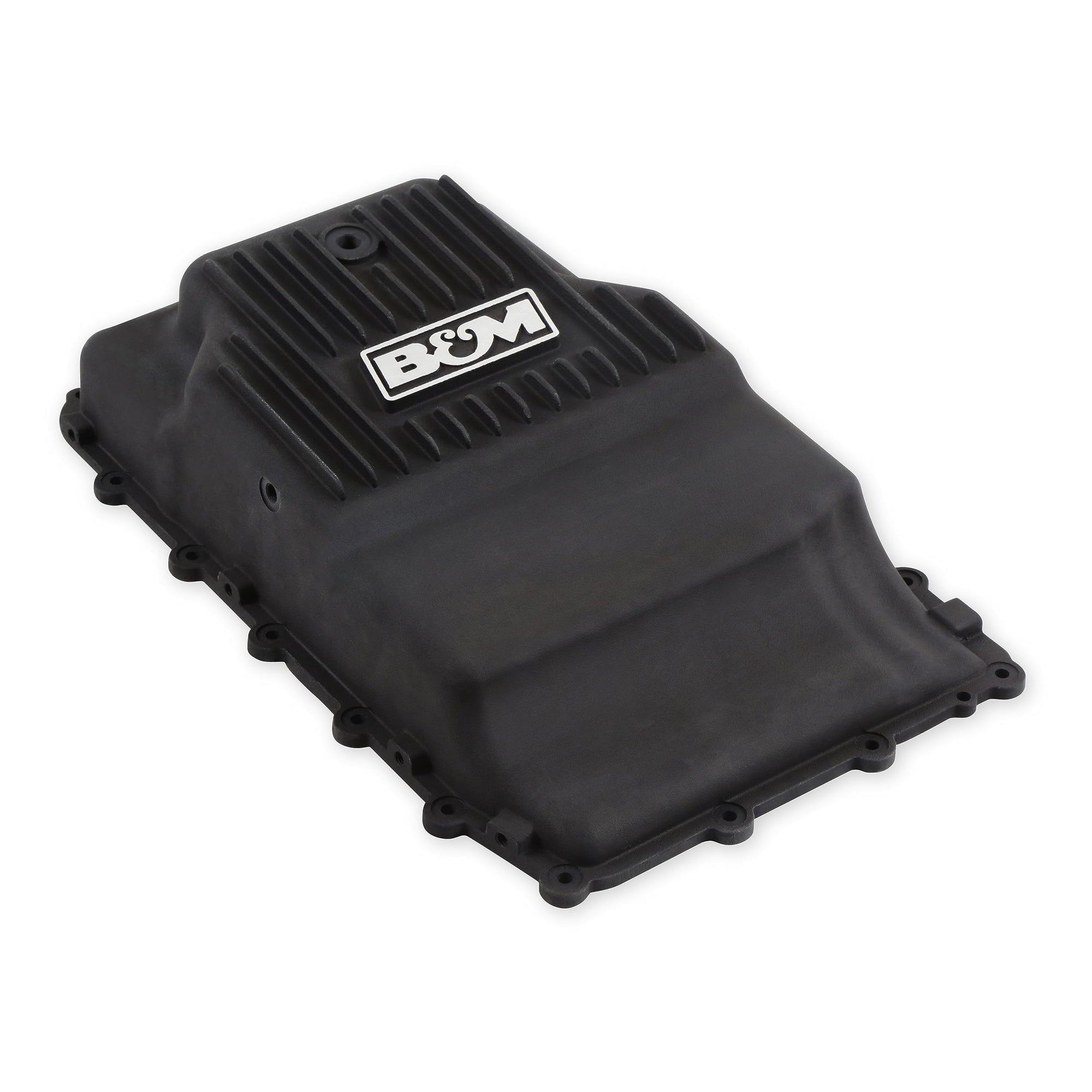 Cast Trans Pan B&M, 17-24 Ford 10R80, Black (71400)