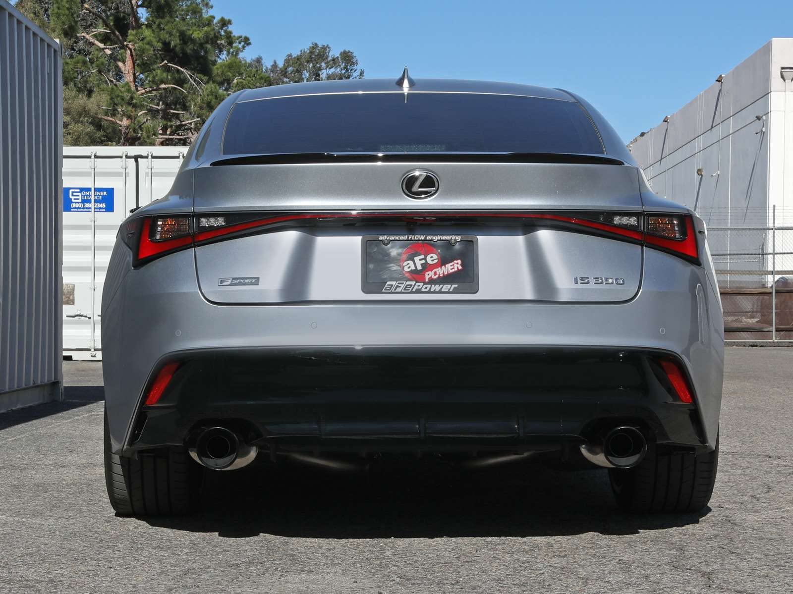 aFe Power 2-1/2 IN 304 Stainless Steel Takeda Axle-Back Exhaust System w/Black Tip Fit Lexus IS350 14-22 V6-3.5L 49-36060-B