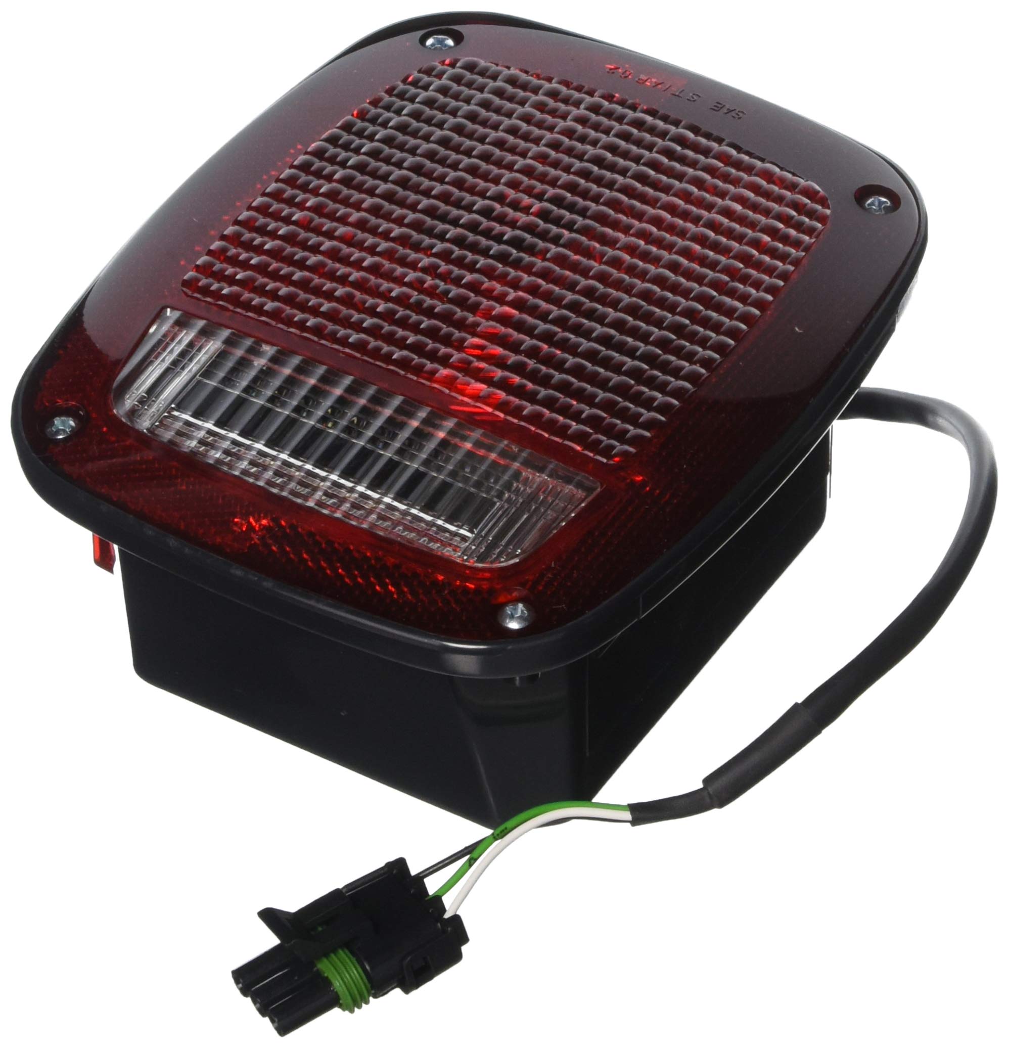 Crown Automotive Electrical Tail Light, Lighting and Body, red, clear