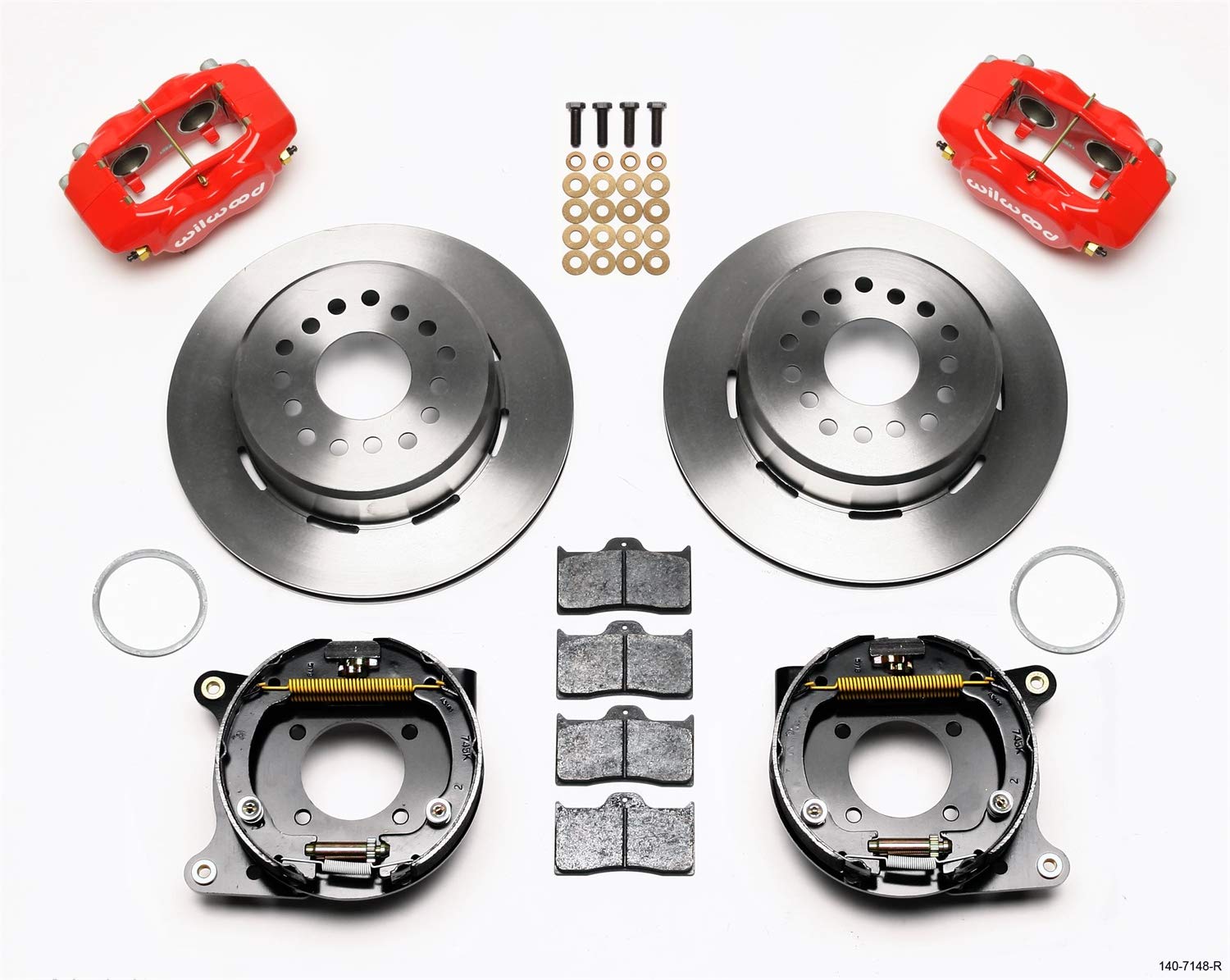P/S FDLI Park Brake Kit, Red