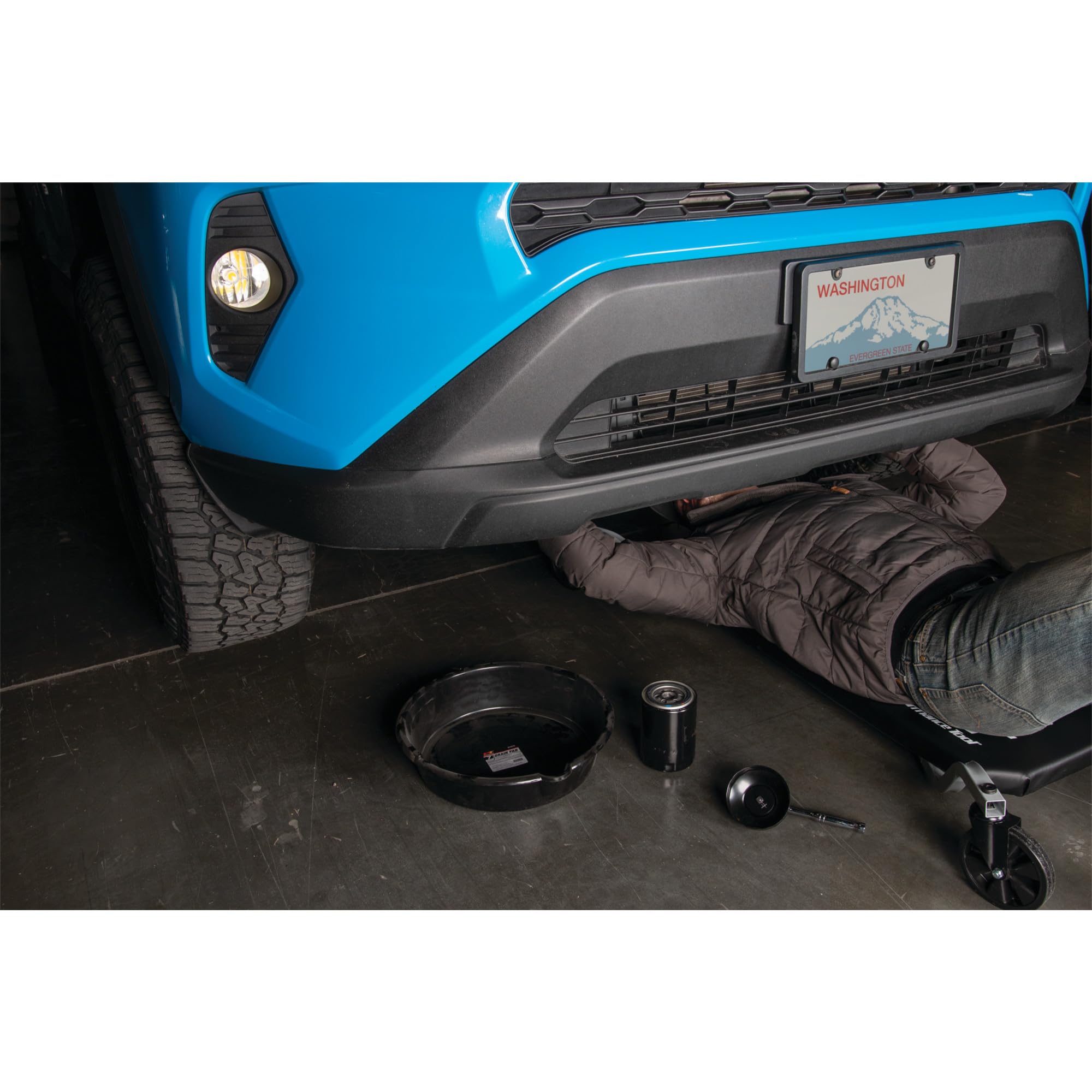 W54064 Performance Tool 93mm 15 Flutes Steel Oil Filter Wrench for 3/8-Inch Drive, Compatible with Multiple Brands of Filters