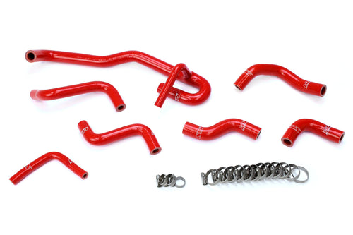 HPS Silicone Red Heater Hose Kit Compatible for 1990-1991 Toyota 4Runner 3.0L V6 with Rear Heater Left Hand Drive, 57-2190-RED