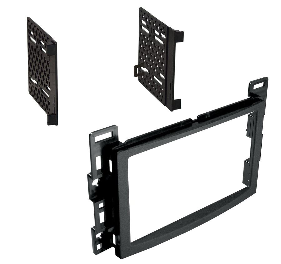 American International 2004-2008 Chevy/Pontiac GMK352 Double DIN Dash Kit, BLACK, 15 Inch x 8.5 Inch x 1 Inch