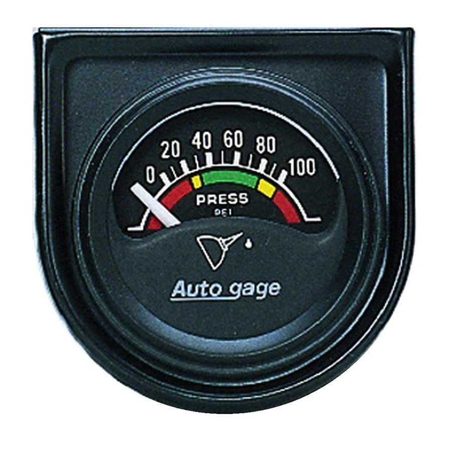 AUTO METER Autogage 2354 Electric Oil Pressure Gauge Regular, 1.500 in.