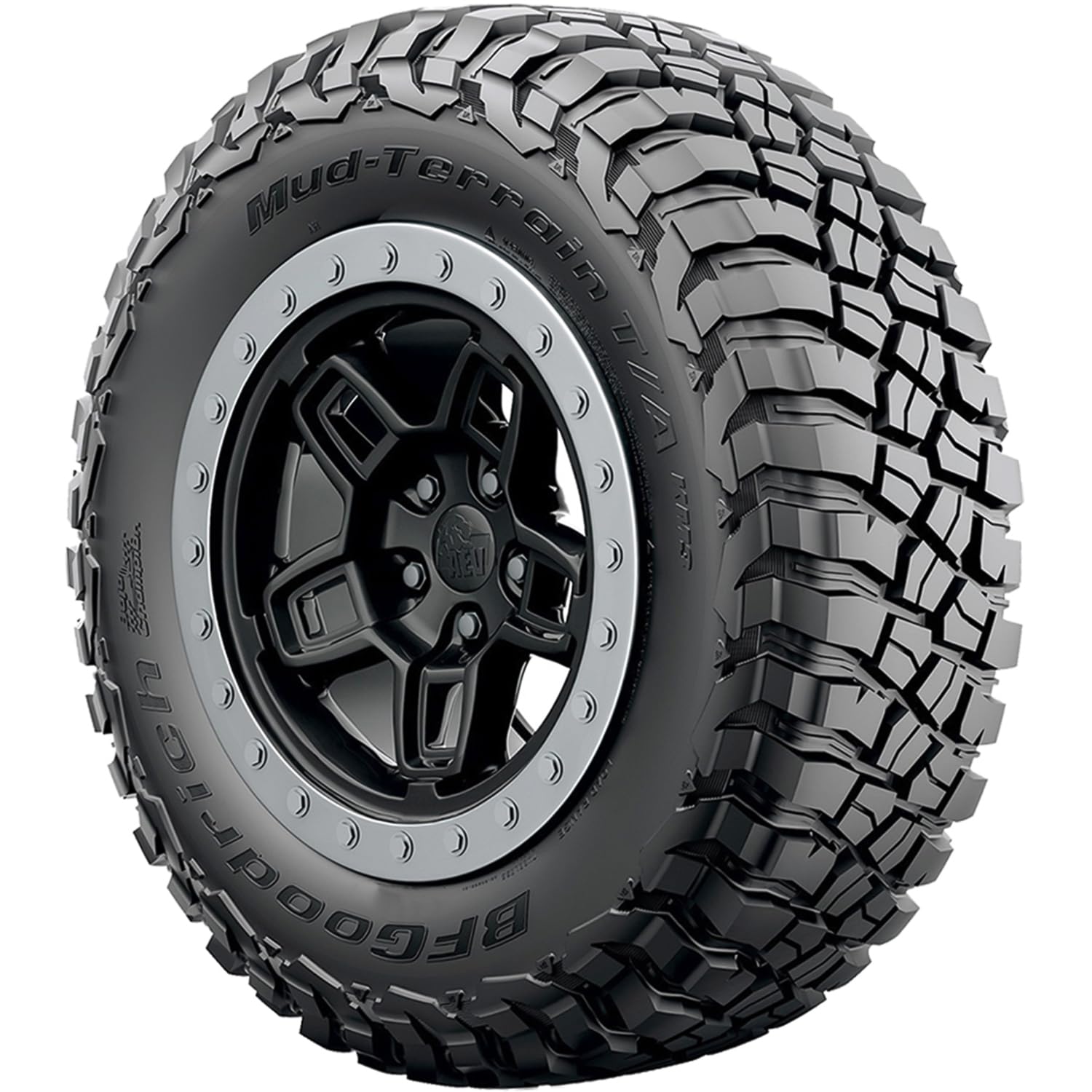 Mud Terrain T/A KM3 BFGoodrich Radial Car Tire for Light Trucks, SUVs, and Crossovers, LT245/75R16/E 120/116Q