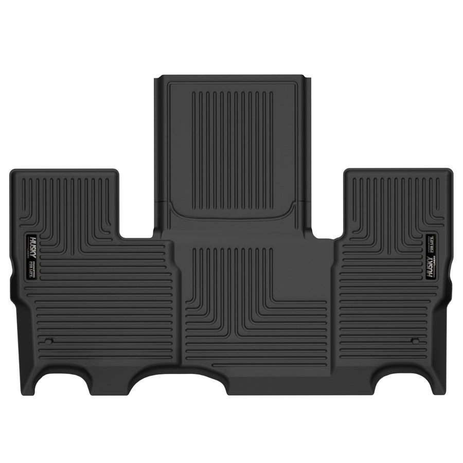 Husky Liners Floor Mats X-act Contour | Fits 2022-2024 Jeep Wagoneer and Jeep Grand Wagoneer w/2nd Row Bucket Seats | 3rd Row, 1-pc Black - 51361
