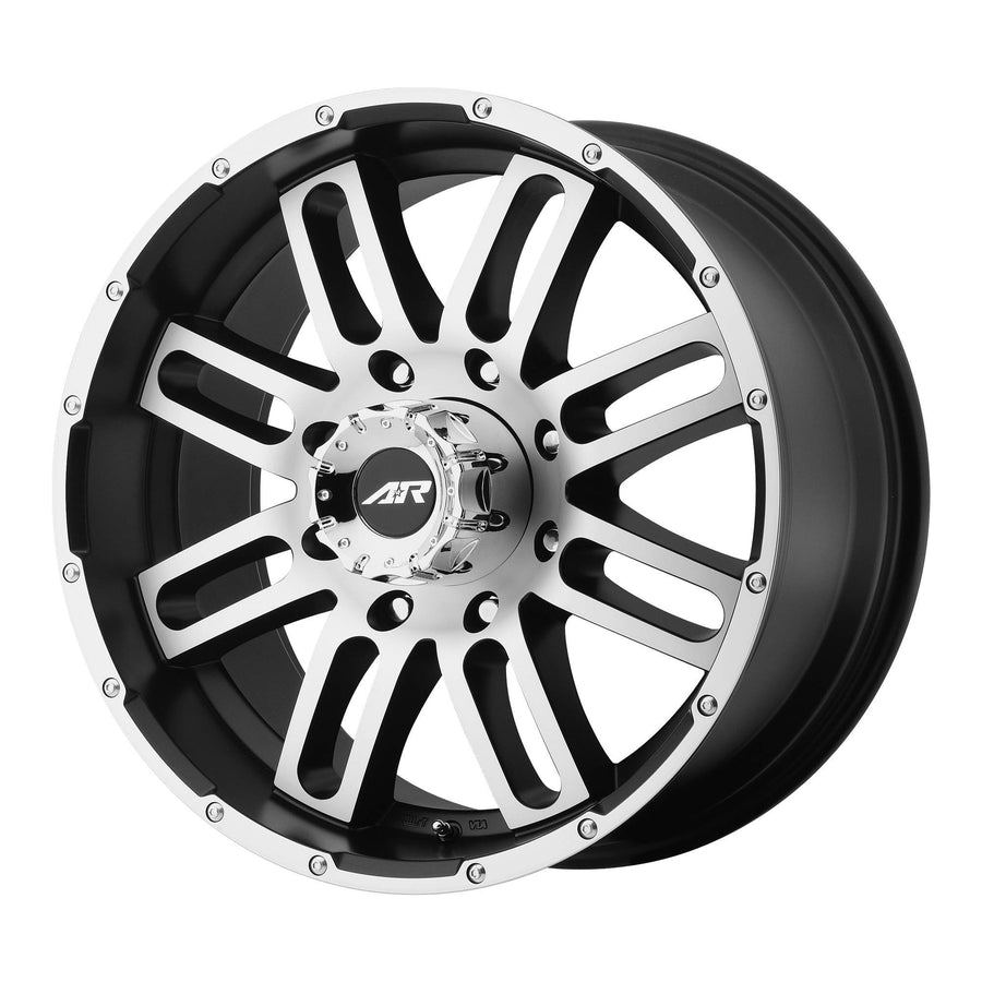 AR901 American Racing Satin Black Wheel with Machined Face (18x9"/6x139.7mm, +20mm offset)