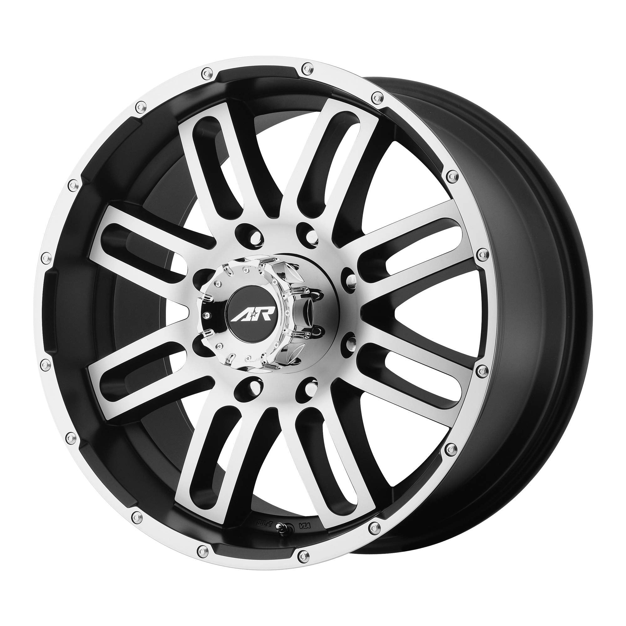 AR901 American Racing Satin Black Wheel with Machined Face (17x8.5"/6x139.7mm, 00mm offset)