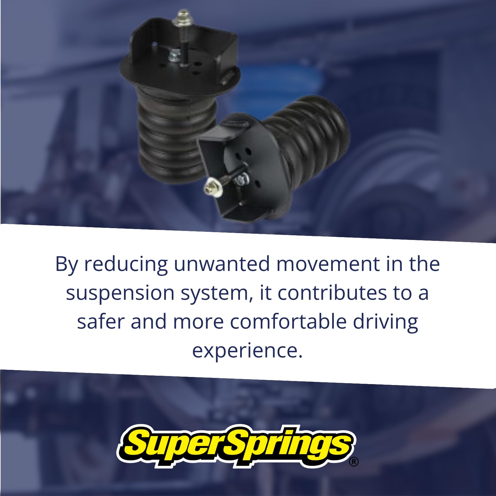 SSR-114-47 SuperSprings Rear for Ford F-250|F-350, Black, 1500 lbs.