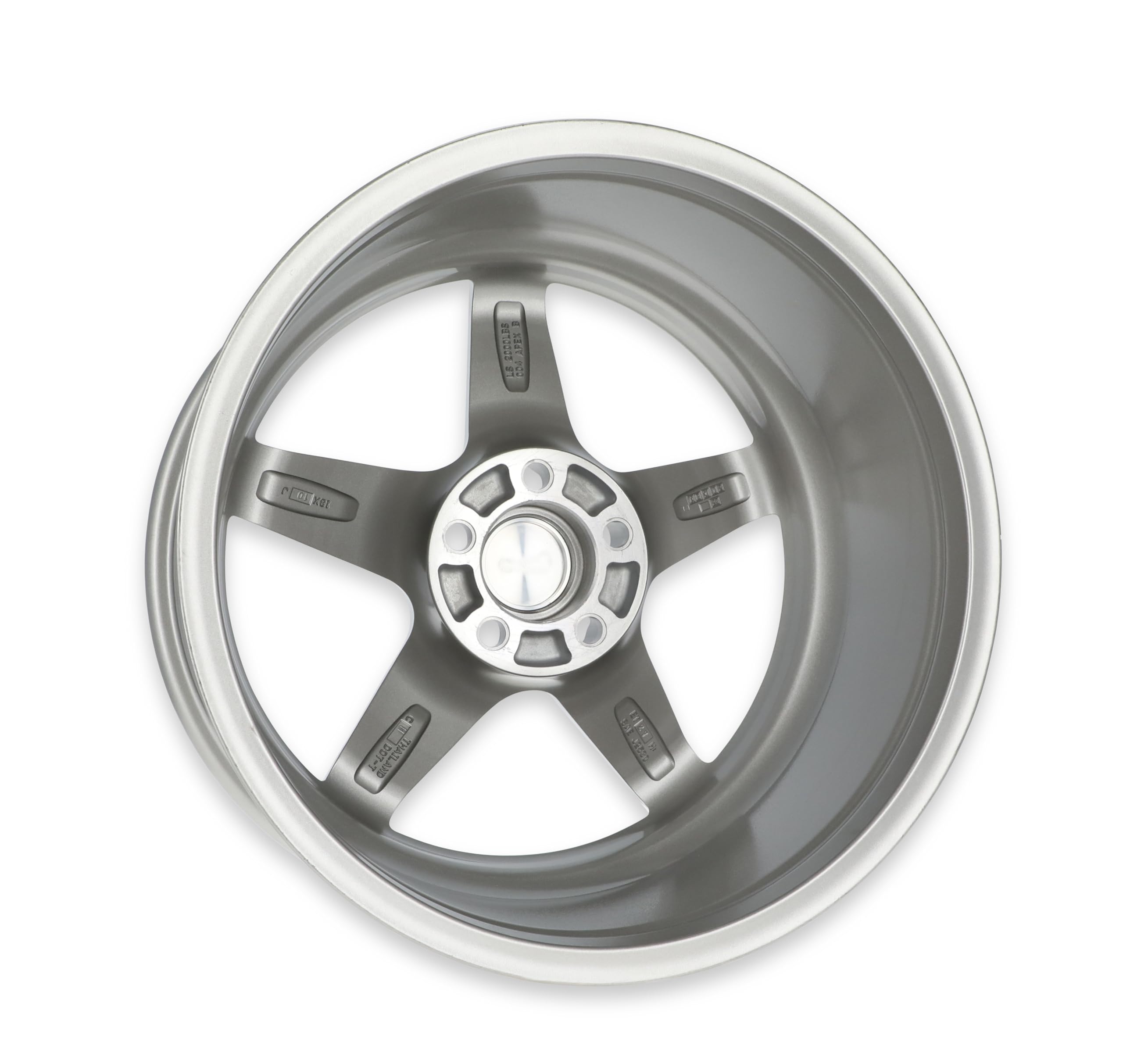 Flare Series Rocket Racing Wheels TTR29-816565-B - Titanium/Machined