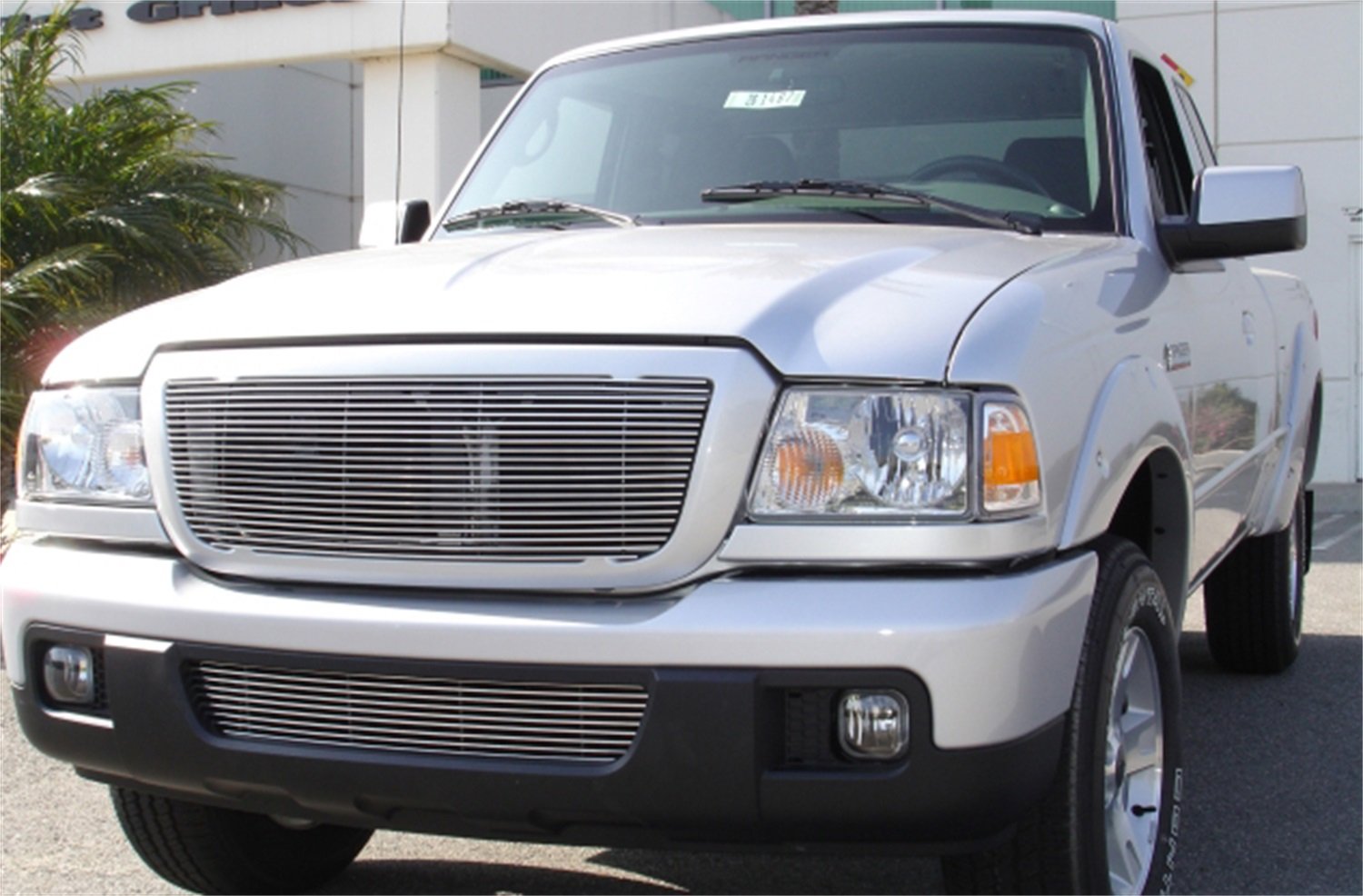 2006-2012 Ford Ranger XLT, Ranger FX4 T-Rex Billet Grille, Polished, 1 Pc, Insert - PN #20661