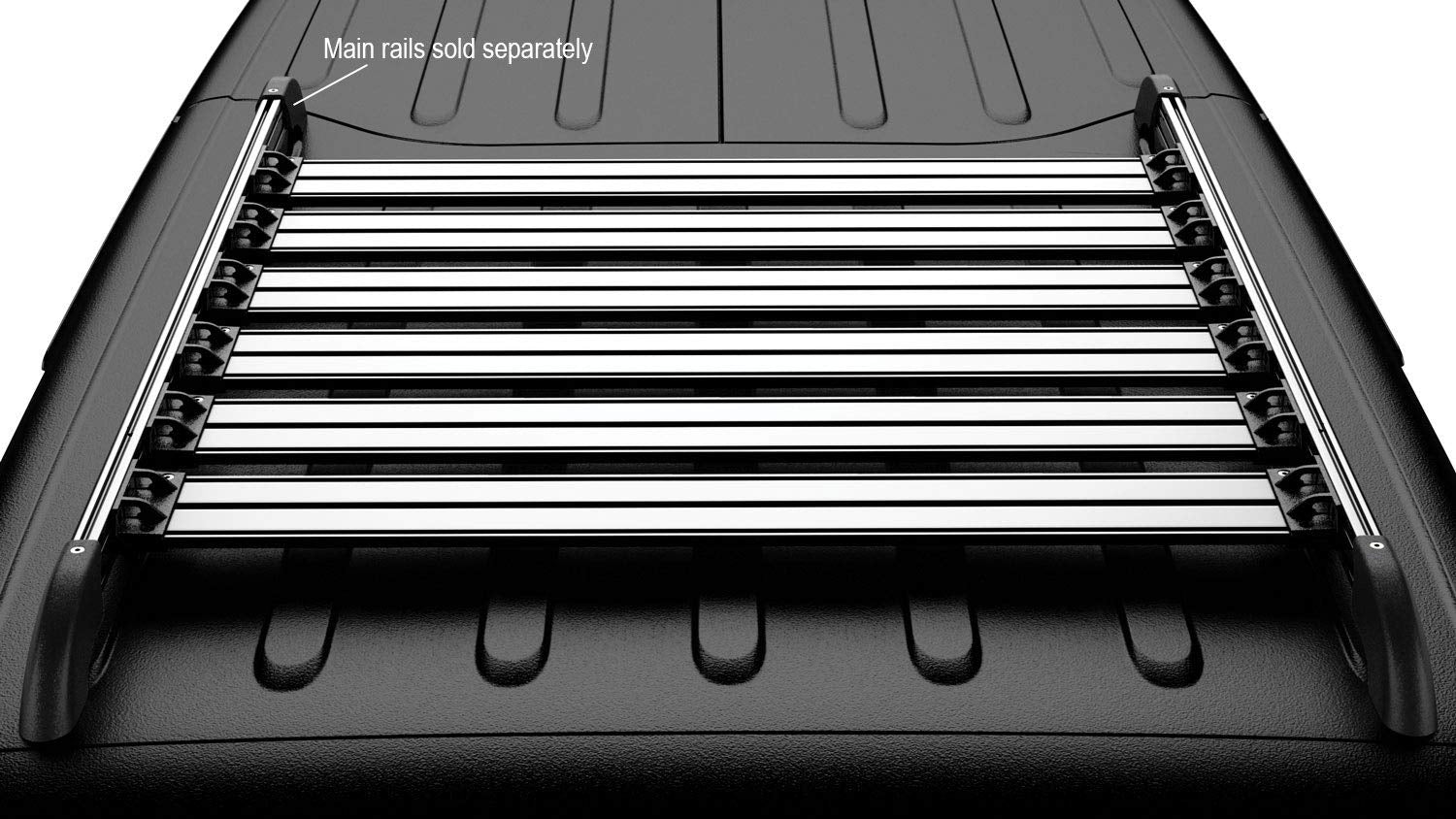 Nebo Roof Rack TeraFlex 4722050 Cargo Slat Kit (Silver) JK