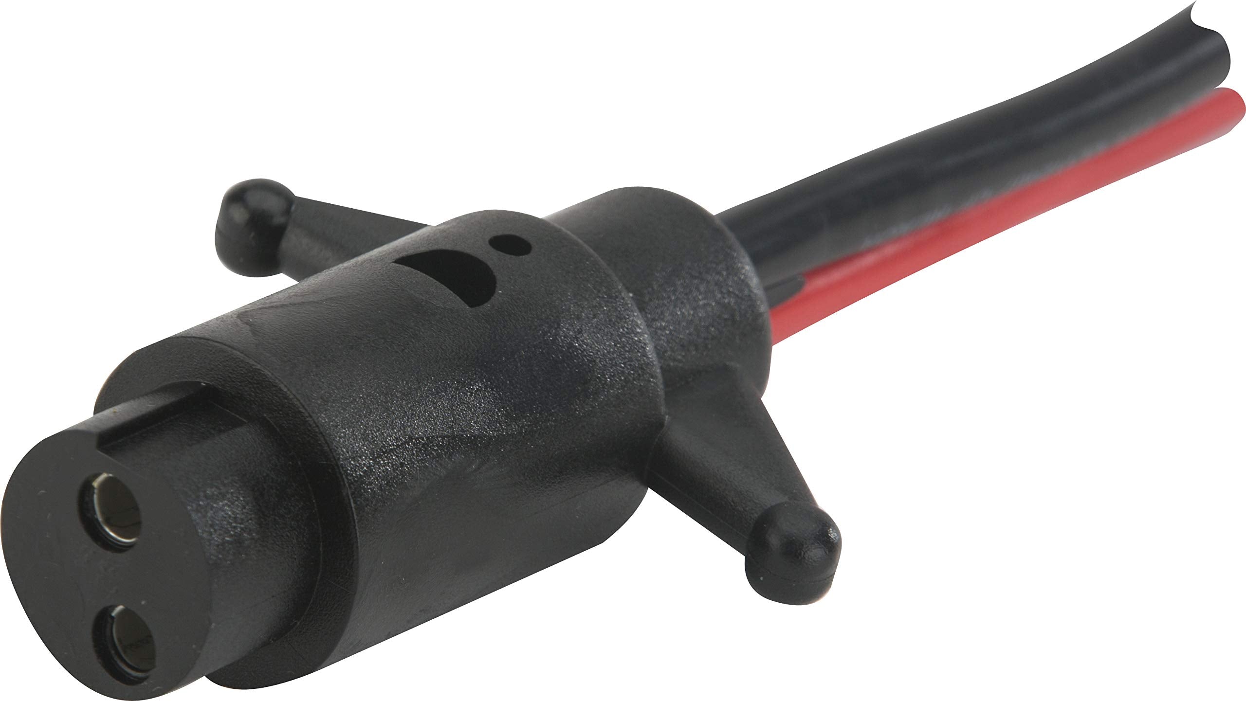 Heavy-Duty Trolling Motor Connectors attwood 14365-6 2-Wire 8-Gauge 12V Male Plug