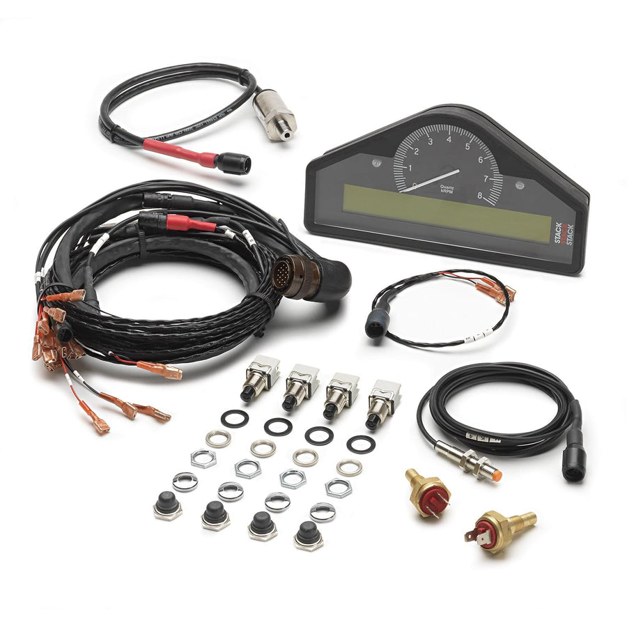 Auto Meter: Dash Street, Blk, 0-3-8K RPM (Psi, Deg. C, Mph)