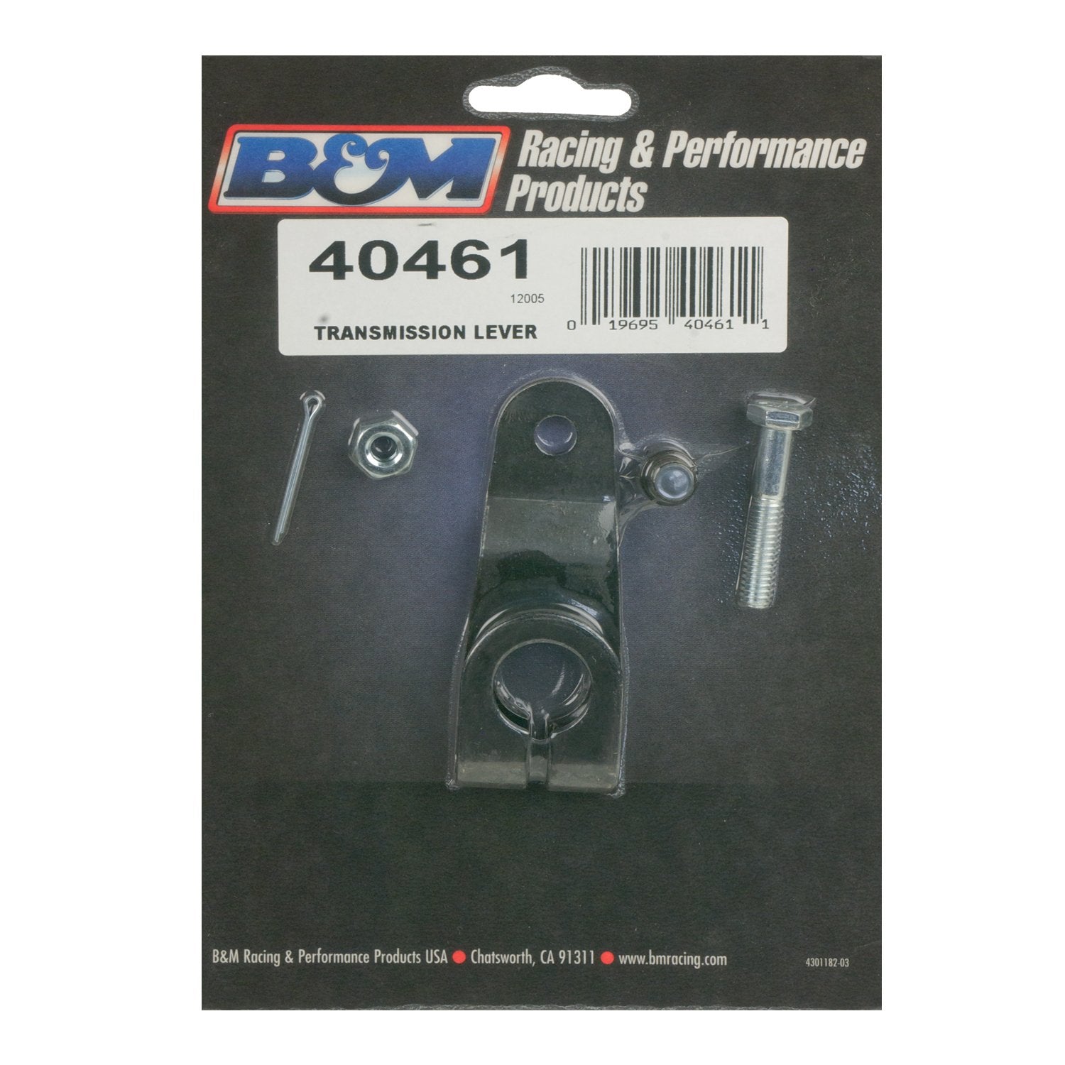 Steel B&M 40461 Transmission Lever Kit