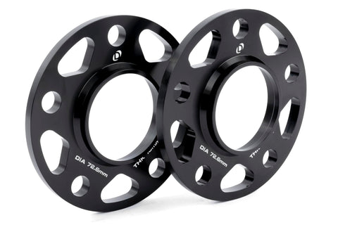 Dinan Wheel Spacers D210-2039 5x120 Bolt Circle 72.6mm Center Bore 10mm Thick Pair
