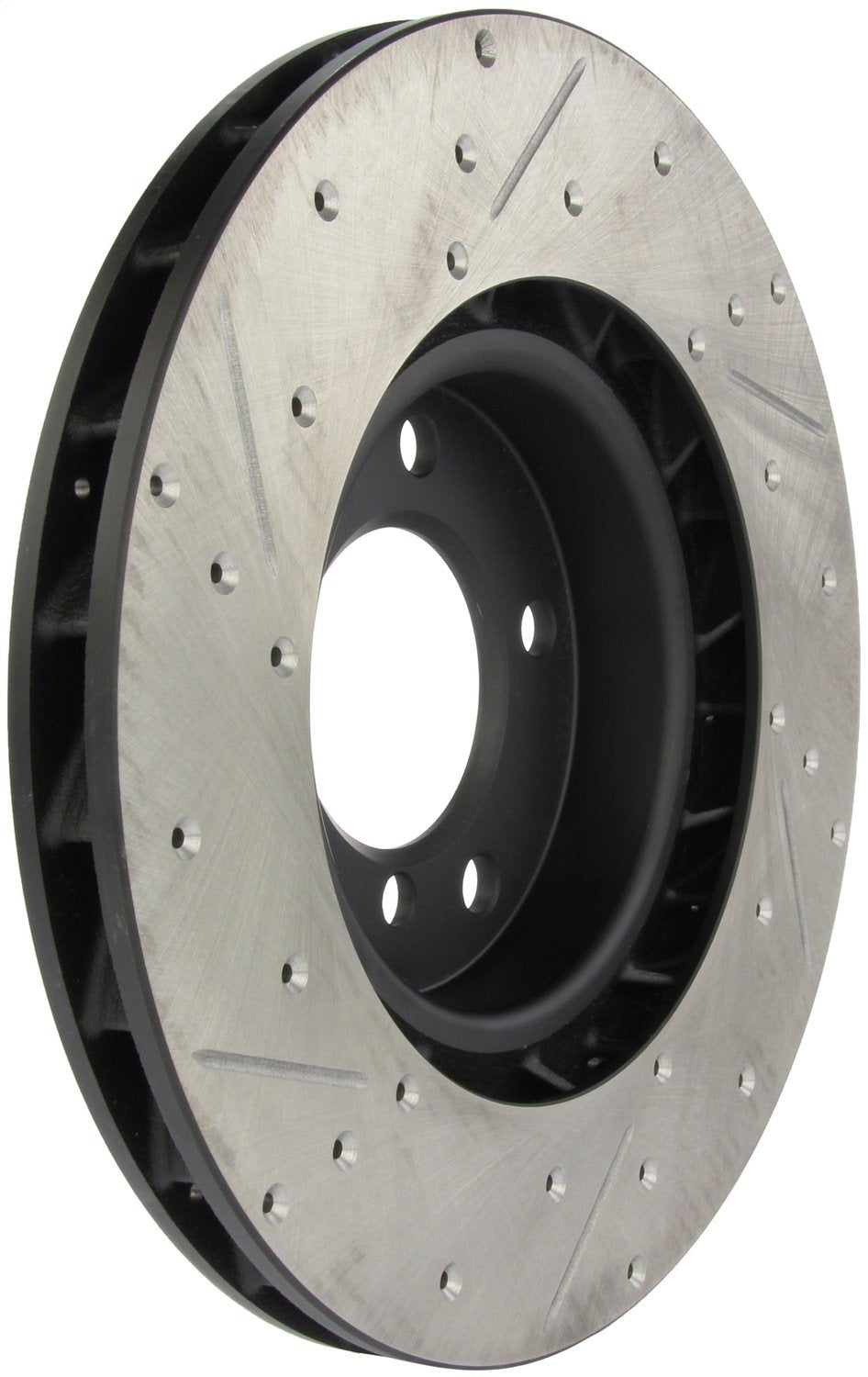 StopTech Centric 127.34038L Sport Drilled/Slotted Brake Rotor (Front Left), 1 Pack