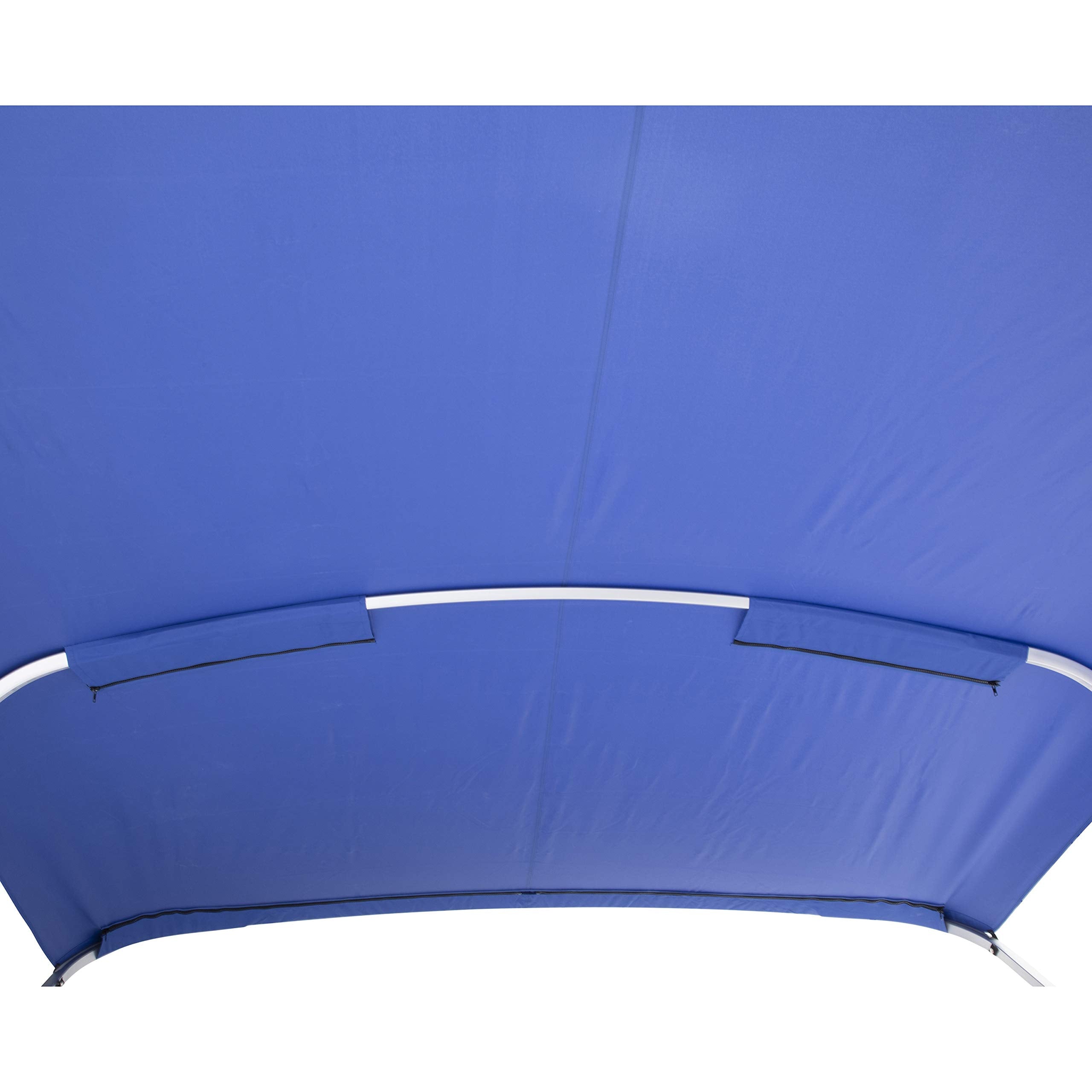 Power Bimini SureShade Replacement Canvas with Zippered Pockets | Pacific Blue Fabric