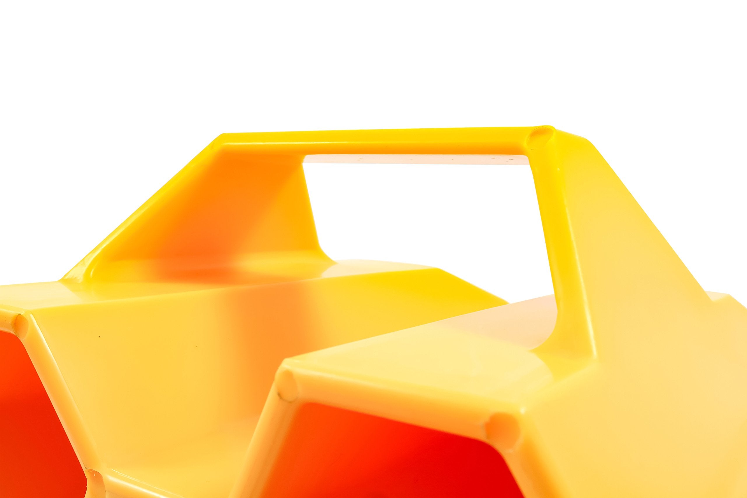 Camco X-Large Yellow Big Chock - Heavy Duty Trailer Wheel Chock Features Honeycomb Design for Extra Strength and Durability So You Can Re-Hitch in Confidence - Use w/Tires up to 30-inches - 44419
