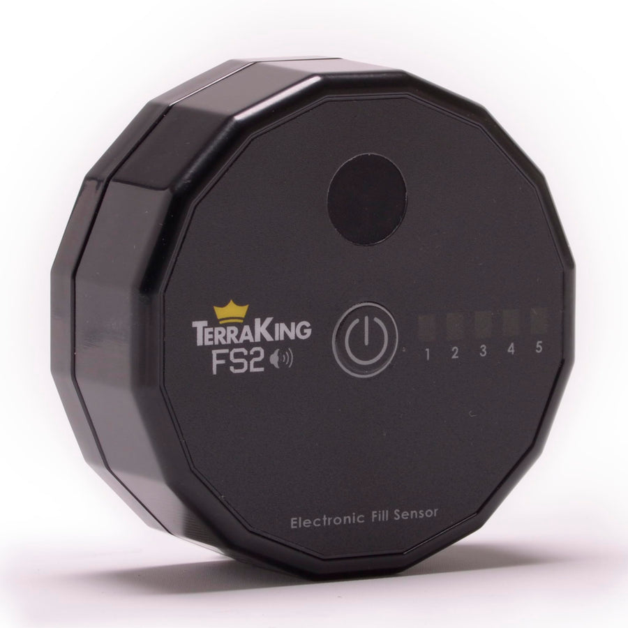 TerraKing FS2 TK95073 Material Collection Fill Sensor; Designed for Most Baggers or Leaf/Material Collection Systems; Rechargeable Battery, USB Cable Included