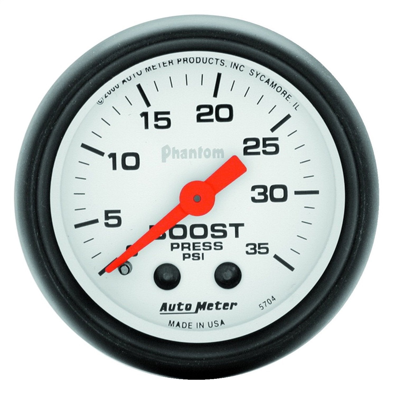 Auto Meter Phantom Mechanical Boost Gauge 5704